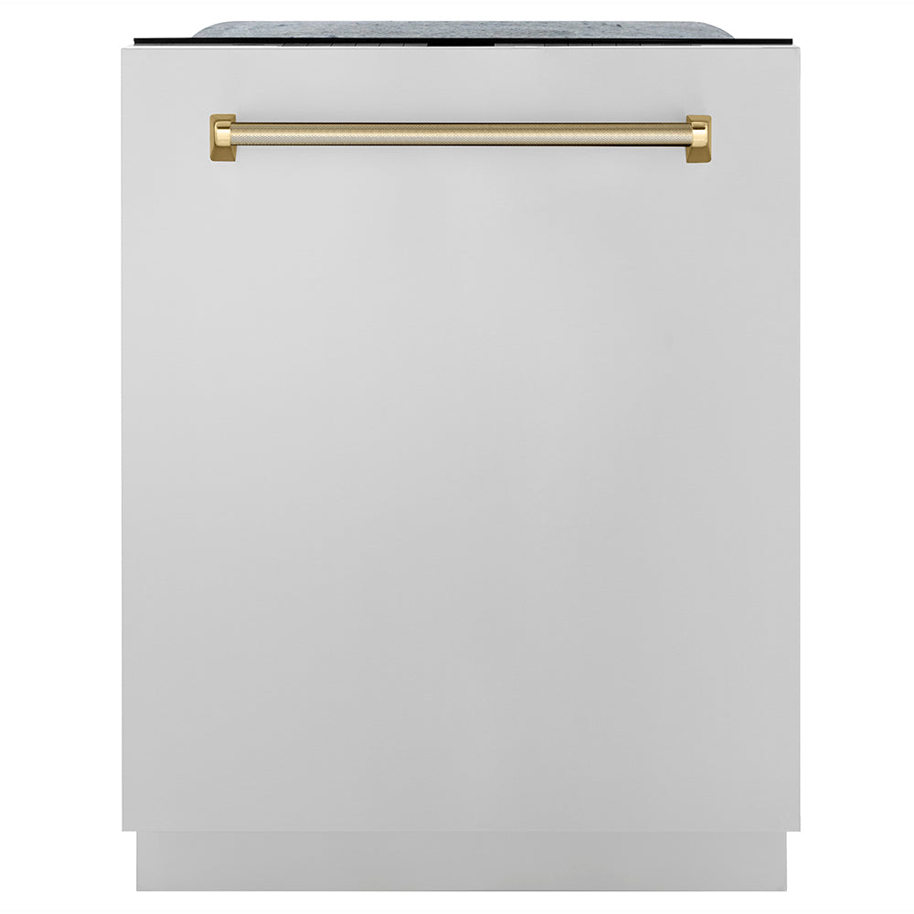 zline-autograph-24-monument-series-3rd-rack-top-touch-control-tall-tub-dishwasher-in-stainless-steel-with-polished-gold-helix-handle-45dba-dwmtz-30424-kg