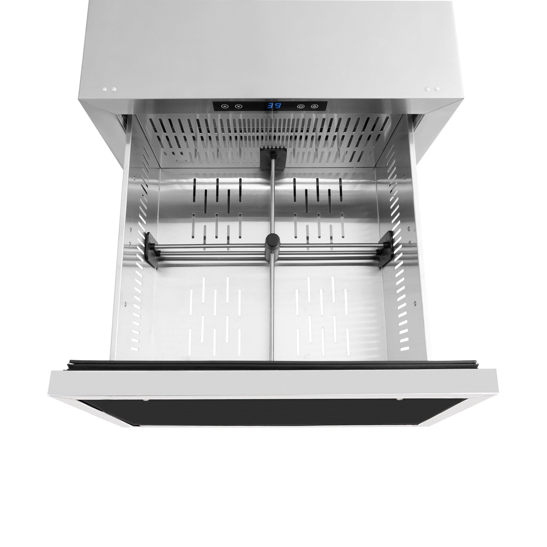 zline-24-in-refrigerator-drawer-4-6-cu-ft-outdoor-rated-panel-ready-matte-black-handles-rdspoz-24-mb