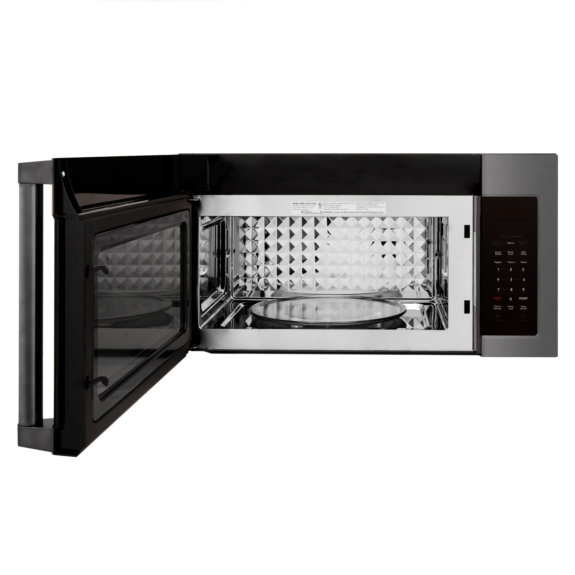 zline-30-1-5-cu-ft-over-the-range-microwave-in-black-stainless-steel-with-traditional-handle-and-set-of-2-charcoal-filters-mwo-otrcfh-30-bs