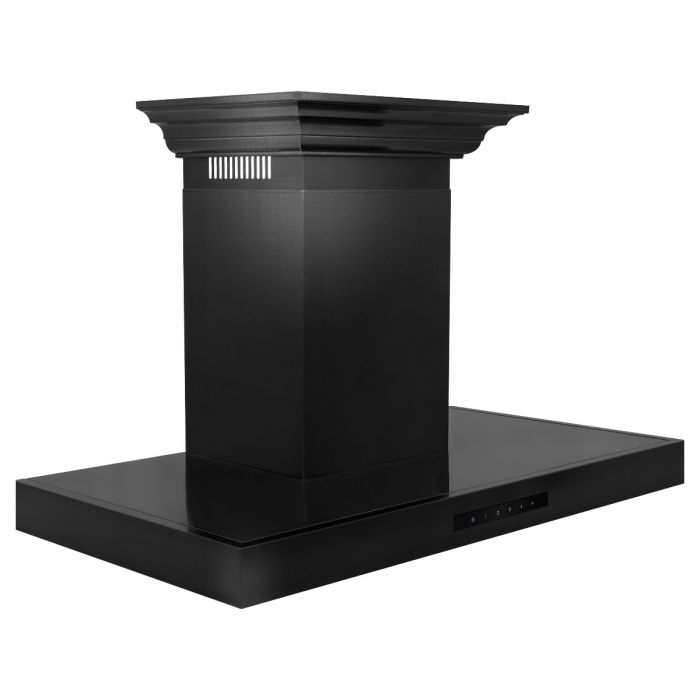 zline-36-in-wall-mount-range-hood-convertible-vent-black-stainless-steel-crown-molding-bskencrn-36