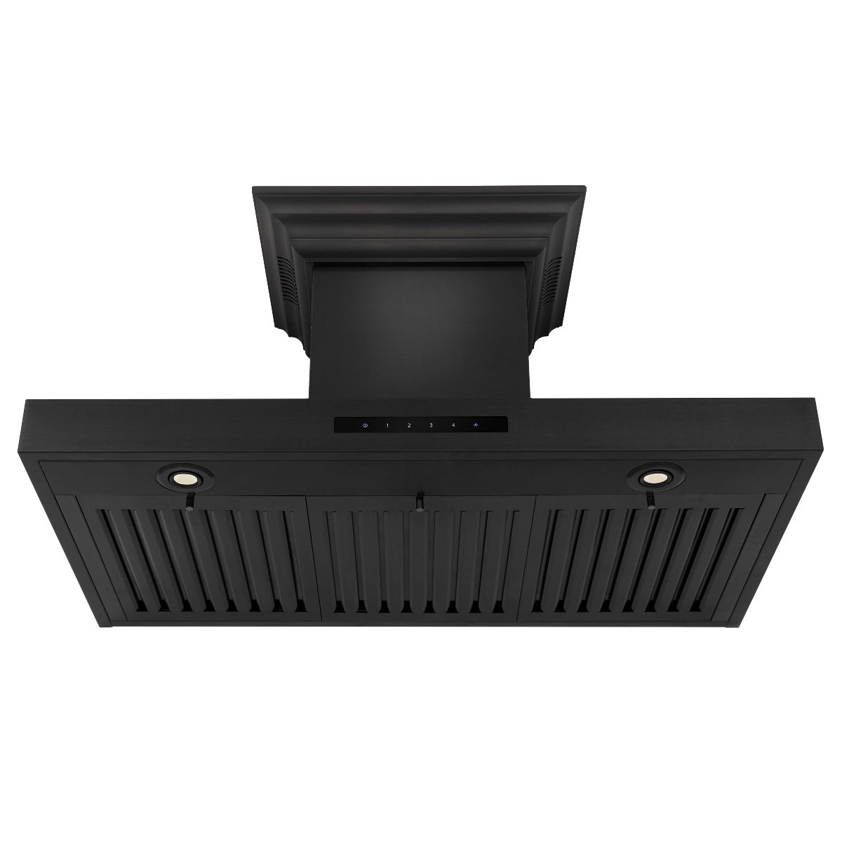 zline-36-in-wall-mount-range-hood-400-cfm-black-stainless-steel-bluetooth-crown-molding-bskencrn-bt-36