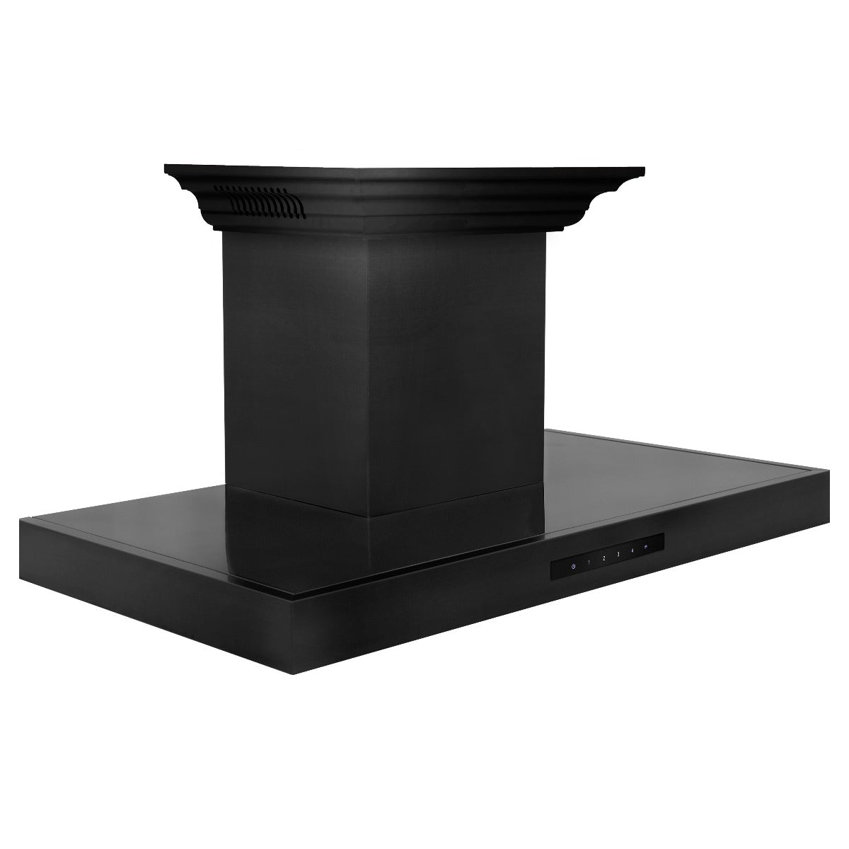 zline-36-in-wall-mount-range-hood-400-cfm-black-stainless-steel-bluetooth-crown-molding-bskencrn-bt-36