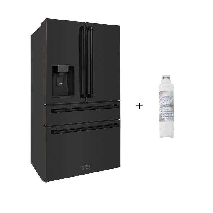 zline-36-in-french-door-refrigerator-21-6-cu-ft-water-ice-dispenser-water-filter-black-stainless-steel-rfm-w-wf-36-bs