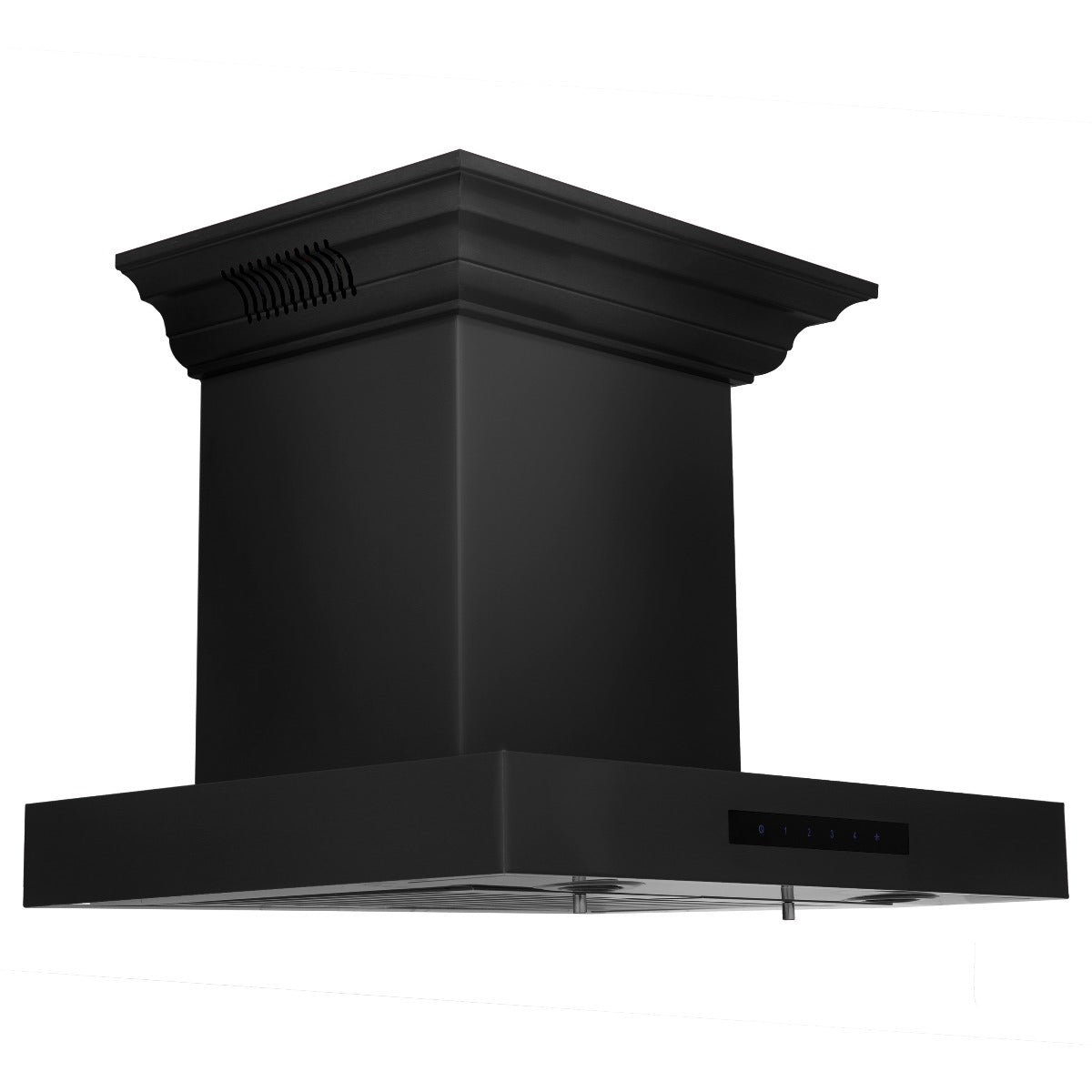 zline-24-in-wall-mount-range-hood-400-cfm-black-stainless-steel-with-crownsound-bluetooth-speakers-bskencrn-bt-24