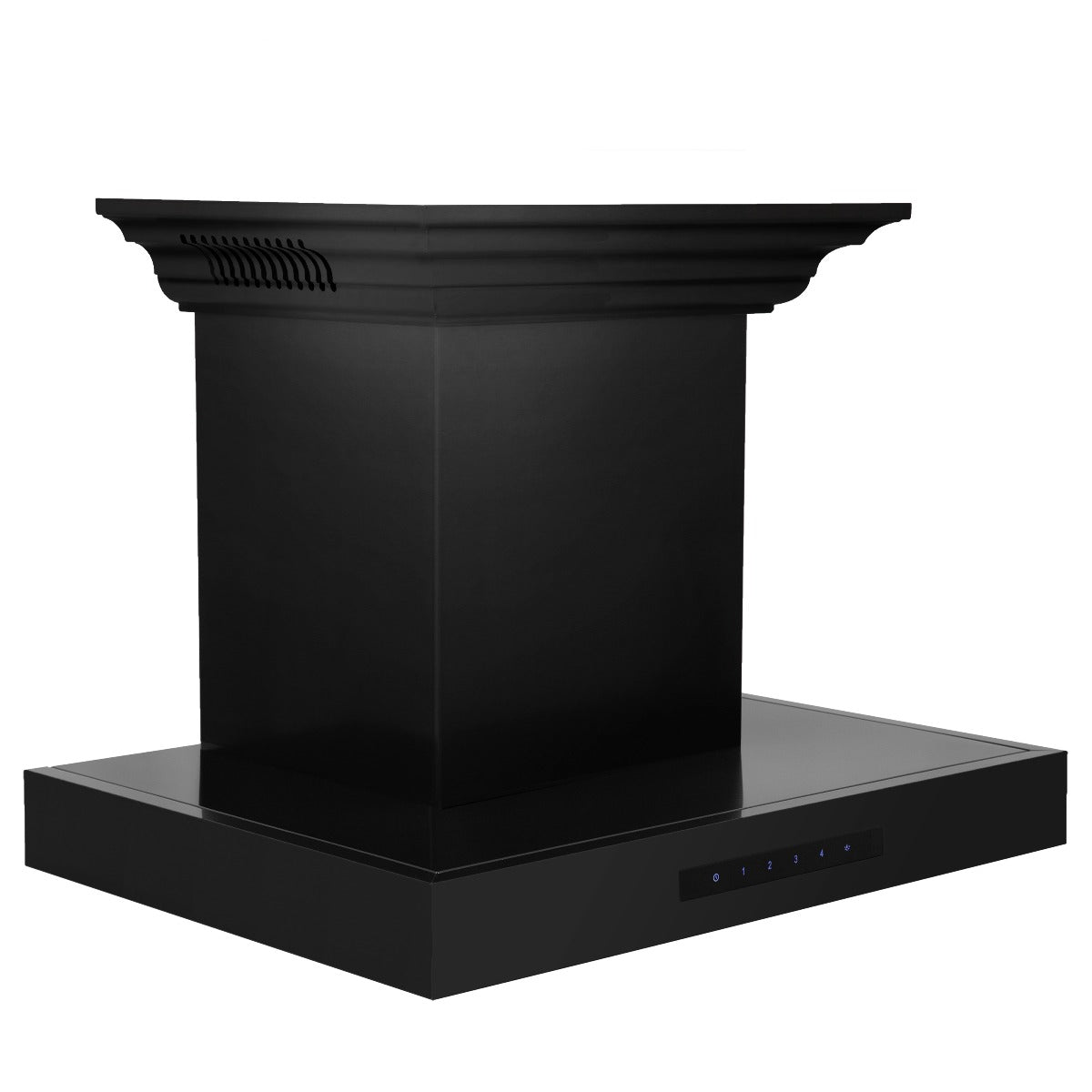 zline-24-in-wall-mount-range-hood-400-cfm-black-stainless-steel-with-crownsound-bluetooth-speakers-bskencrn-bt-24