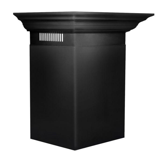 zline-36-in-wall-mount-range-hood-convertible-vent-black-stainless-steel-crown-molding-bskencrn-36