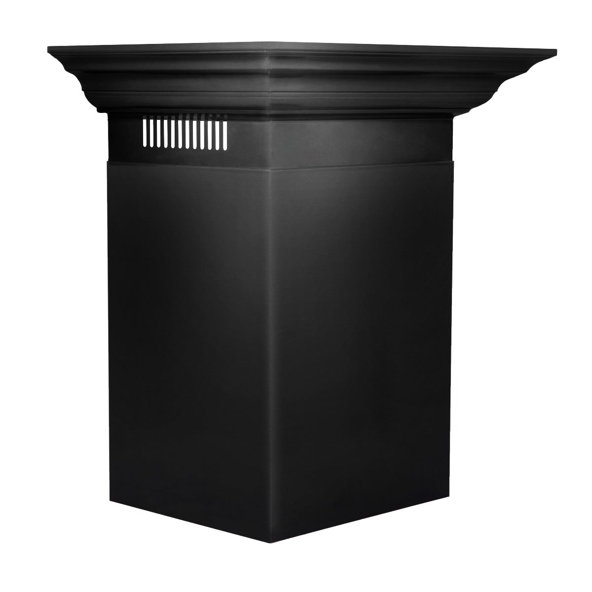 zline-24-in-wall-mount-range-hood-convertible-vent-black-stainless-steel-with-crown-molding-bskencrn-24