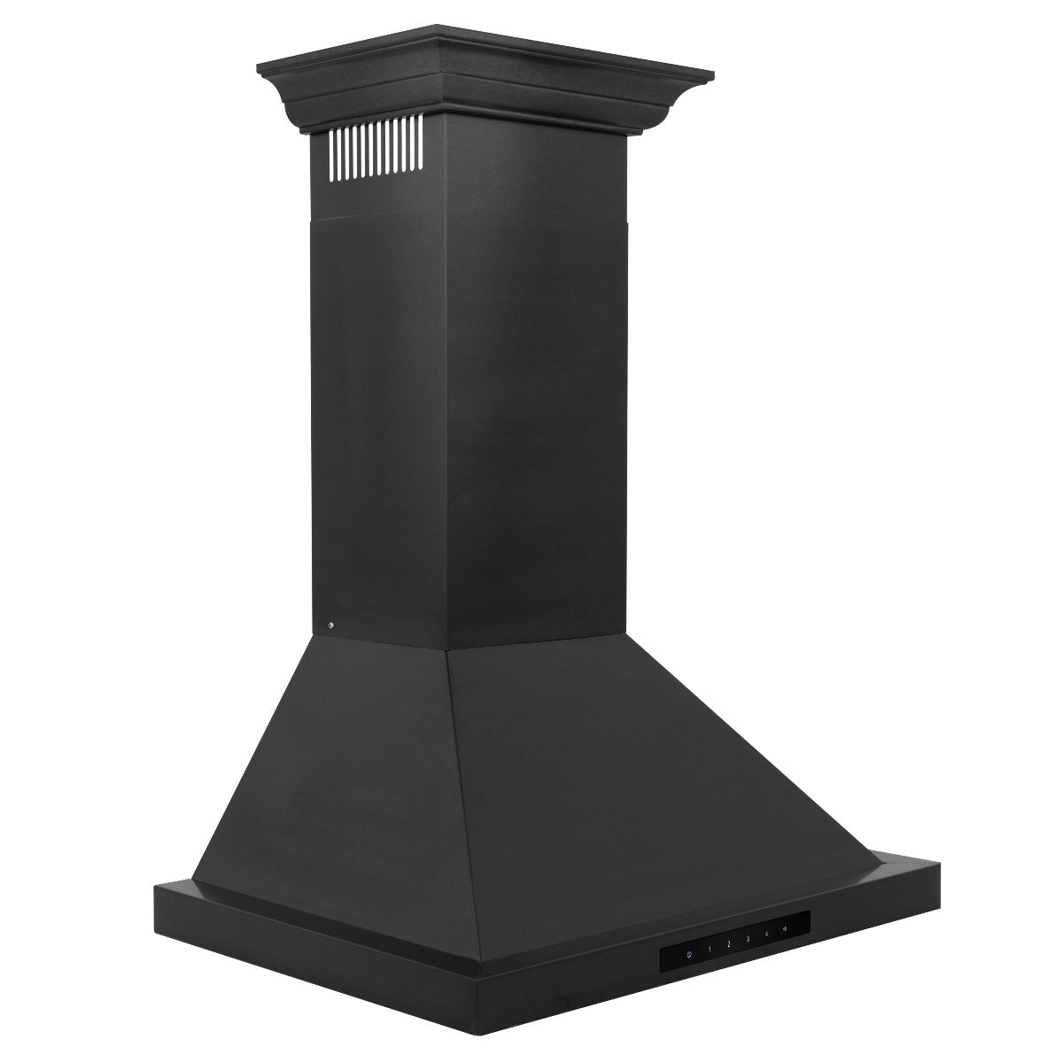 zline-24-in-wall-mount-range-hood-convertible-vent-black-stainless-steel-crown-molding-bskbncrn-24