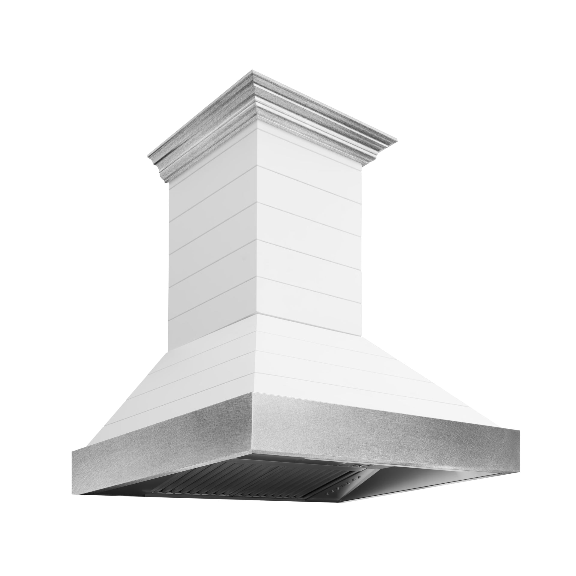 zline-30-in-wall-mount-range-hood-400-cfm-wooden-rustic-shiplap-bright-white-finish-with-stainless-steel-accents-365ww-30