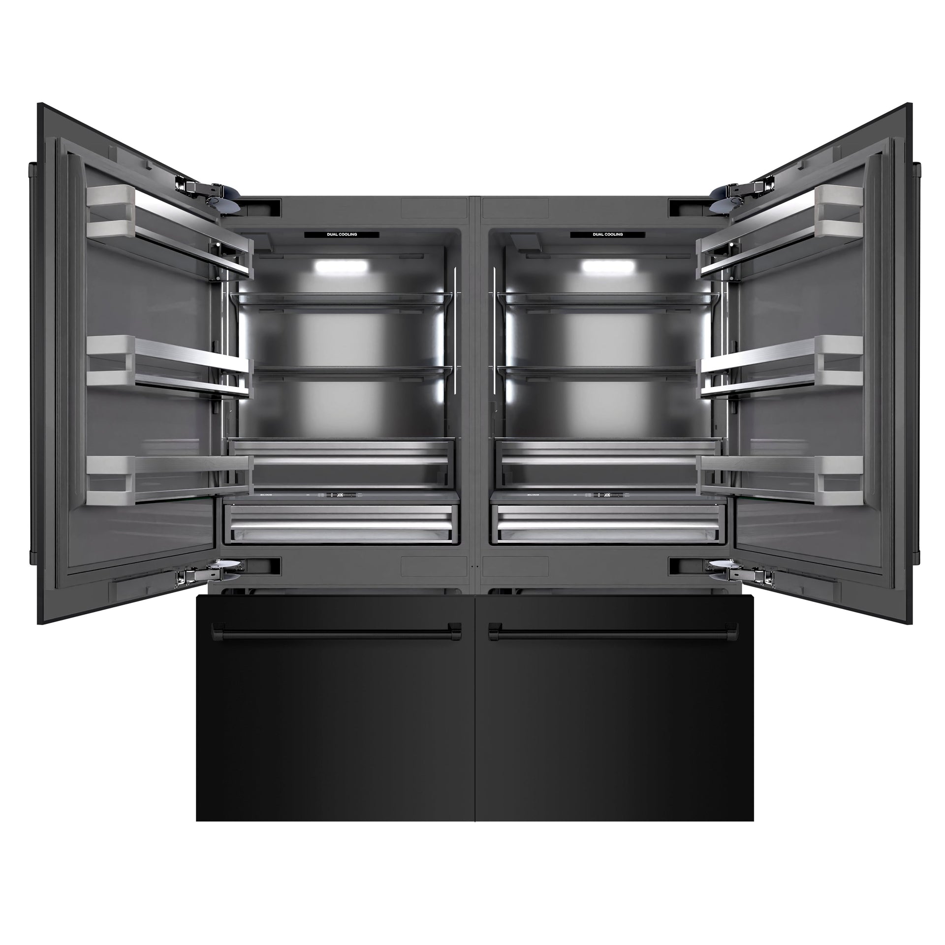 zline-72-in-french-door-built-in-bottom-freezer-refrigerator-39-6-cu-ft-water-dispensers-ice-makers-black-stainless-steel-graphite-gray-interior-grbit-bs-72