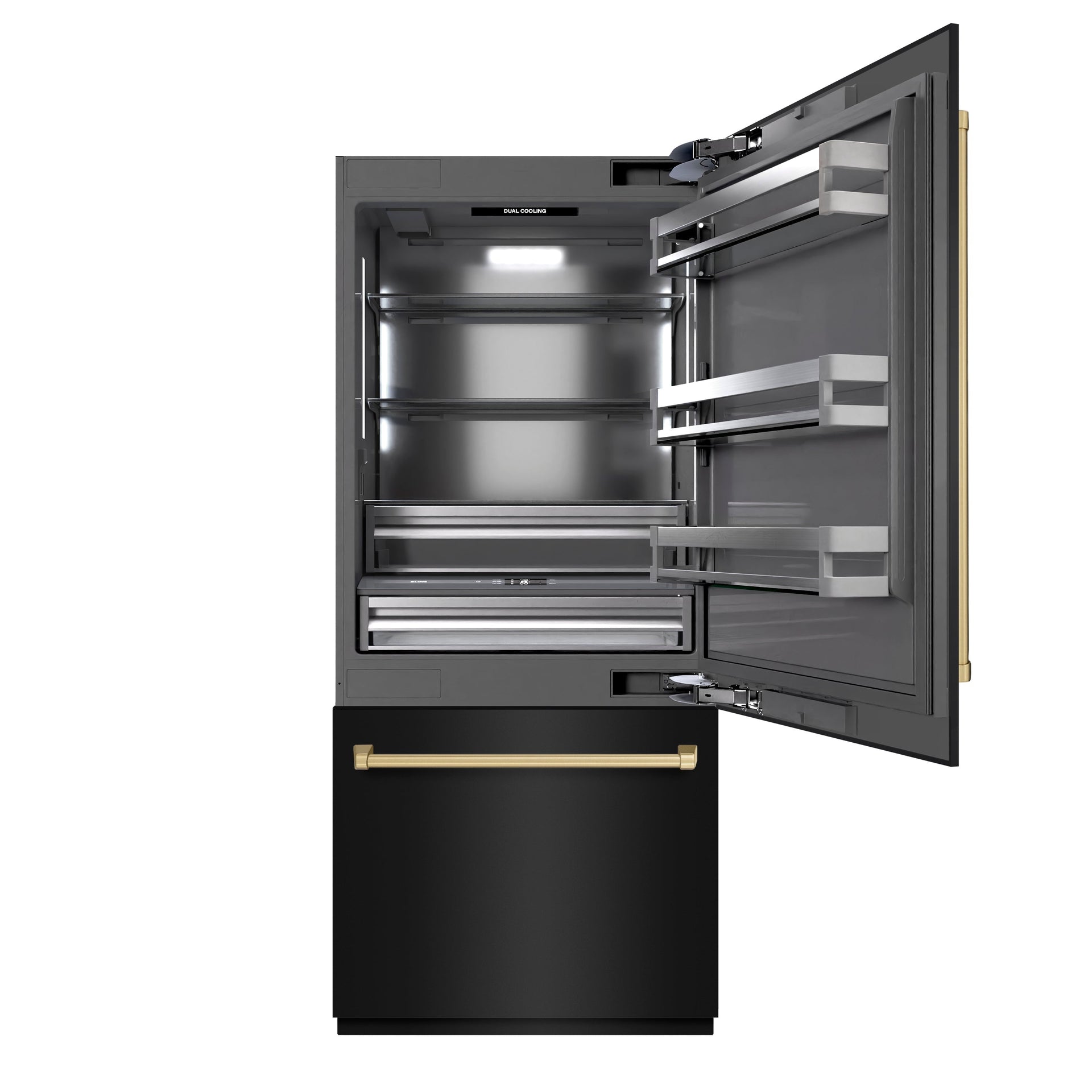 zline-36-in-built-in-bottom-freezer-refrigerator-19-8-cu-ft-water-dispenser-ice-maker-black-stainless-steel-graphite-gray-interior-champagne-bronze-accents-grbitz-bs-36-cb