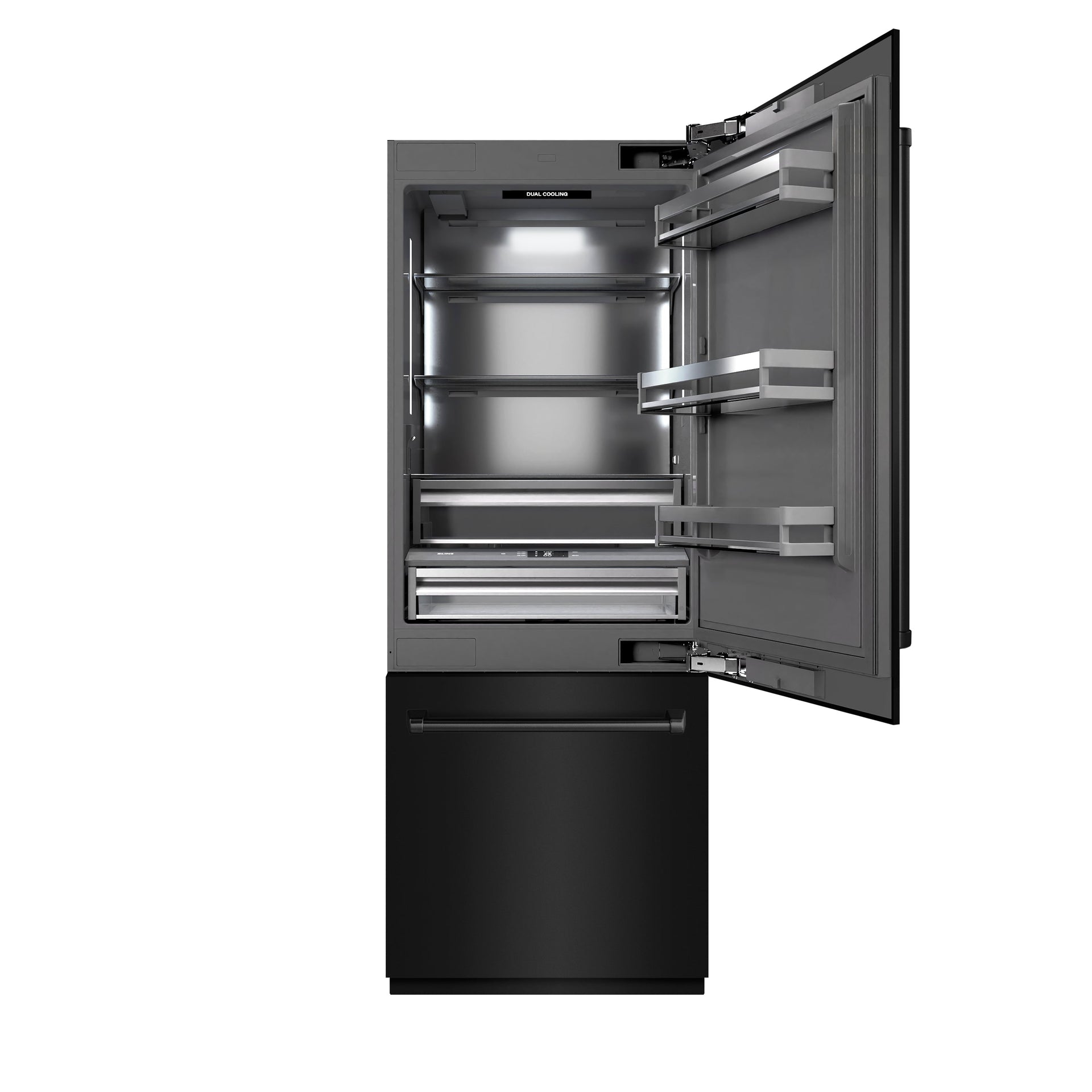 zline-30-in-built-in-bottom-freezer-refrigerator-16-1-cu-ft-with-water-dispenser-ice-maker-black-stainless-steel-graphite-gray-interior-grbiv-bs-30