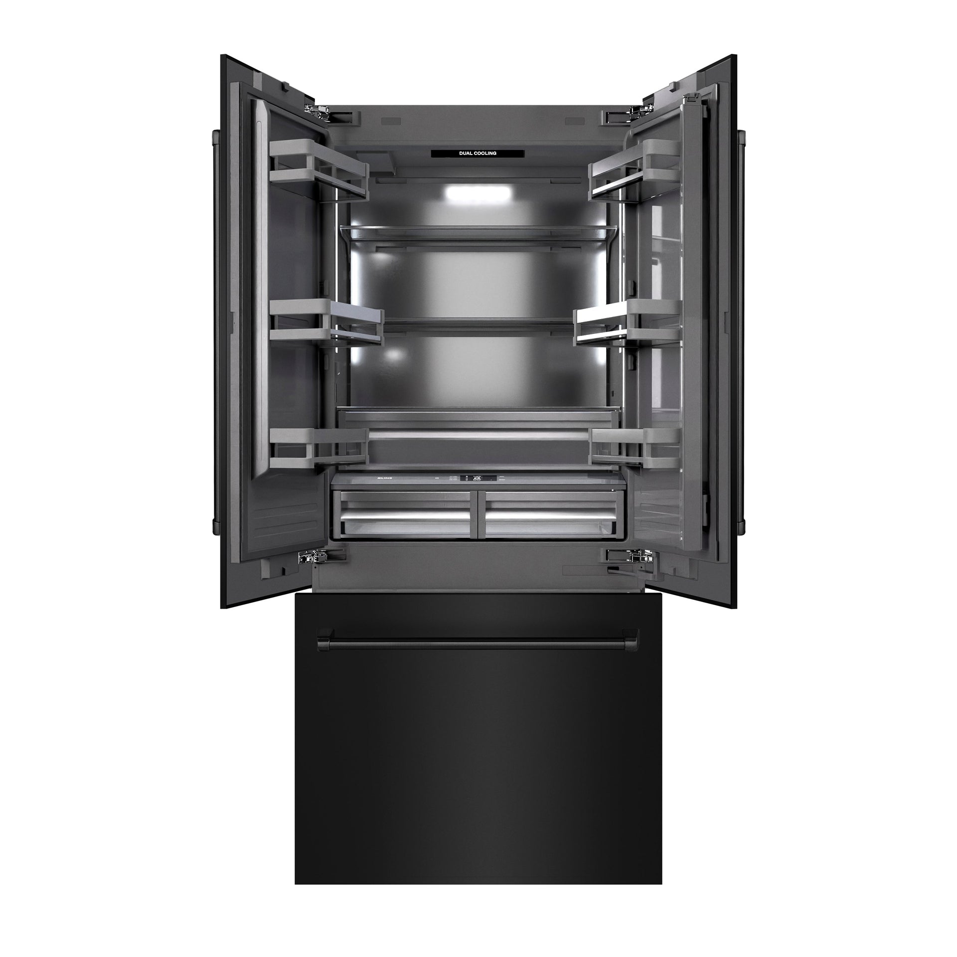 zline-36-in-french-door-built-in-bottom-freezer-refrigerator-19-6-cu-ft-water-dispenser-ice-maker-black-stainless-steel-graphite-gray-interior-grbiv-bs-36