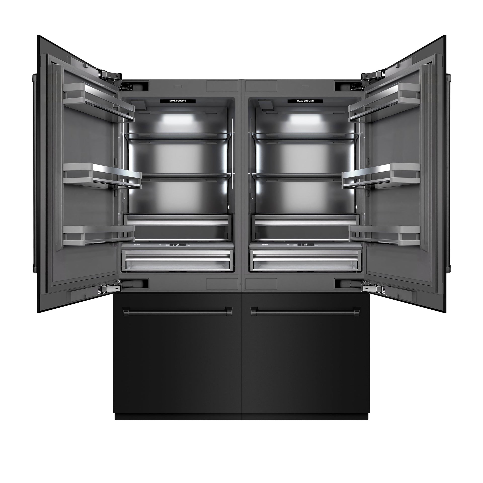 zline-60-in-french-door-built-in-bottom-freezer-refrigerator-32-2-cu-ft-with-water-dispensers-ice-makers-black-stainless-steel-graphite-gray-interior-grbiv-bs-60