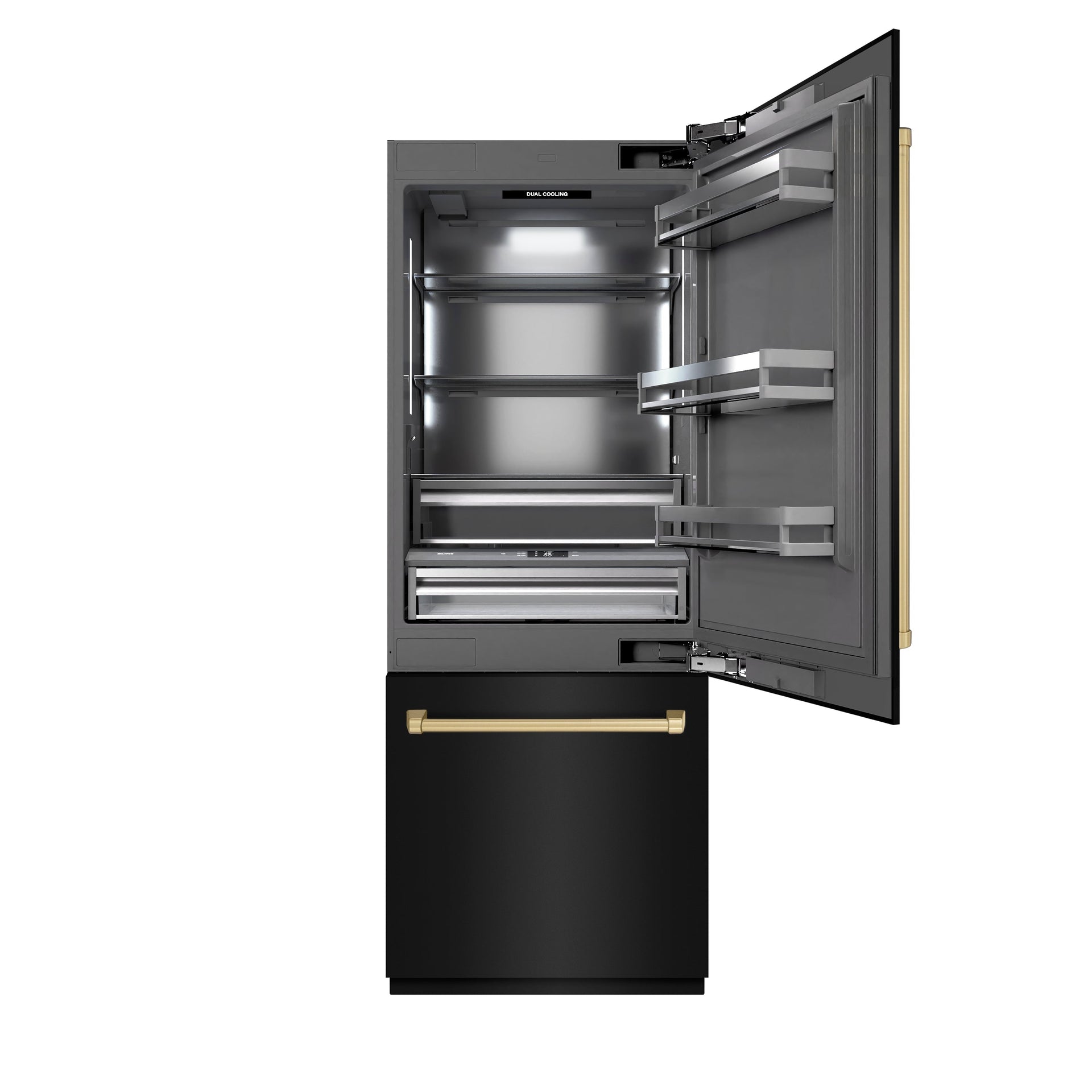 zline-30-in-built-in-bottom-freezer-refrigerator-16-1-cu-ft-black-stainless-steel-water-dispenser-ice-maker-champagne-bronze-accents-grbivz-bs-30-cb