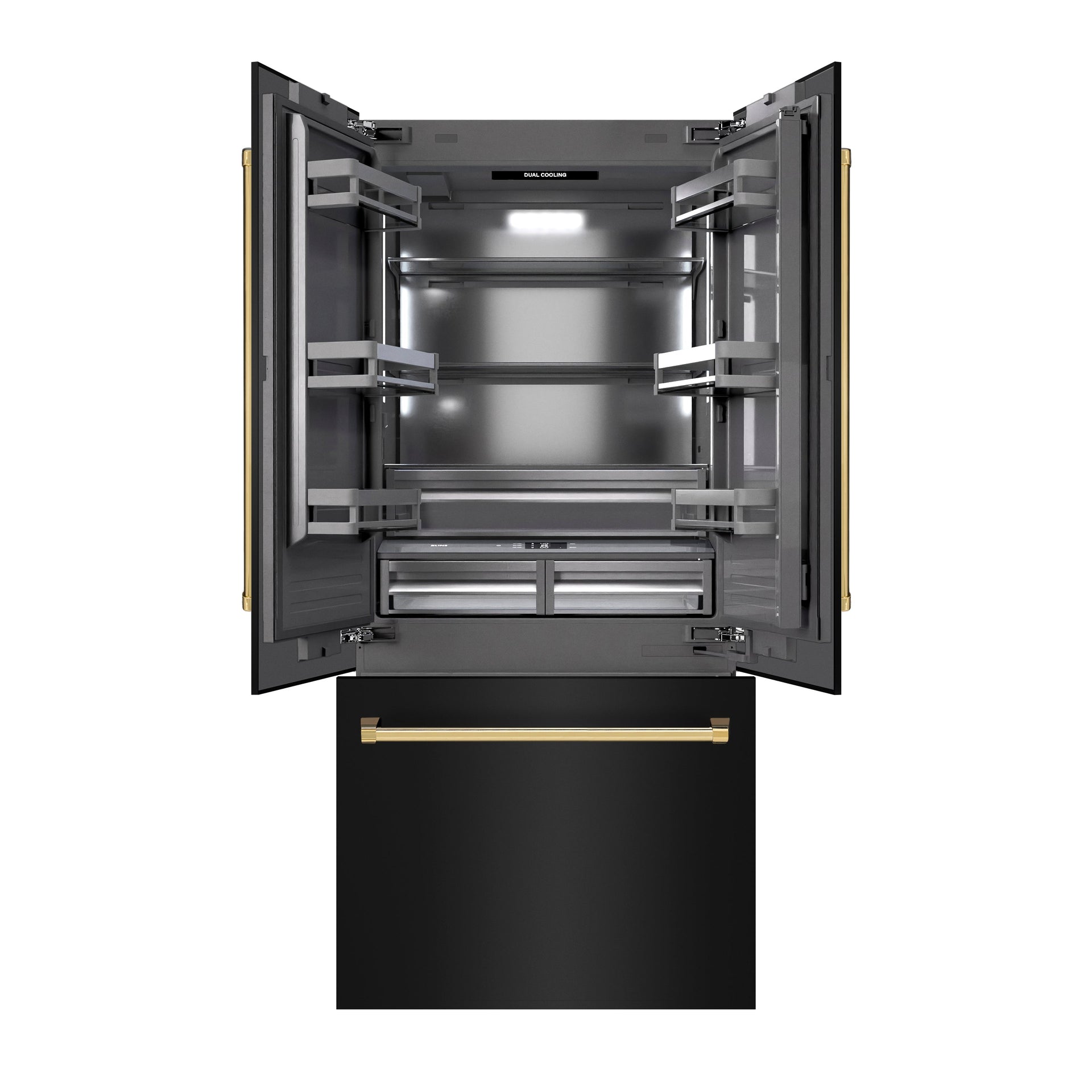zline-36-in-french-door-built-in-bottom-freezer-refrigerator-19-6-cu-ft-water-dispenser-ice-maker-black-stainless-steel-polished-gold-accents-grbivz-bs-36-g