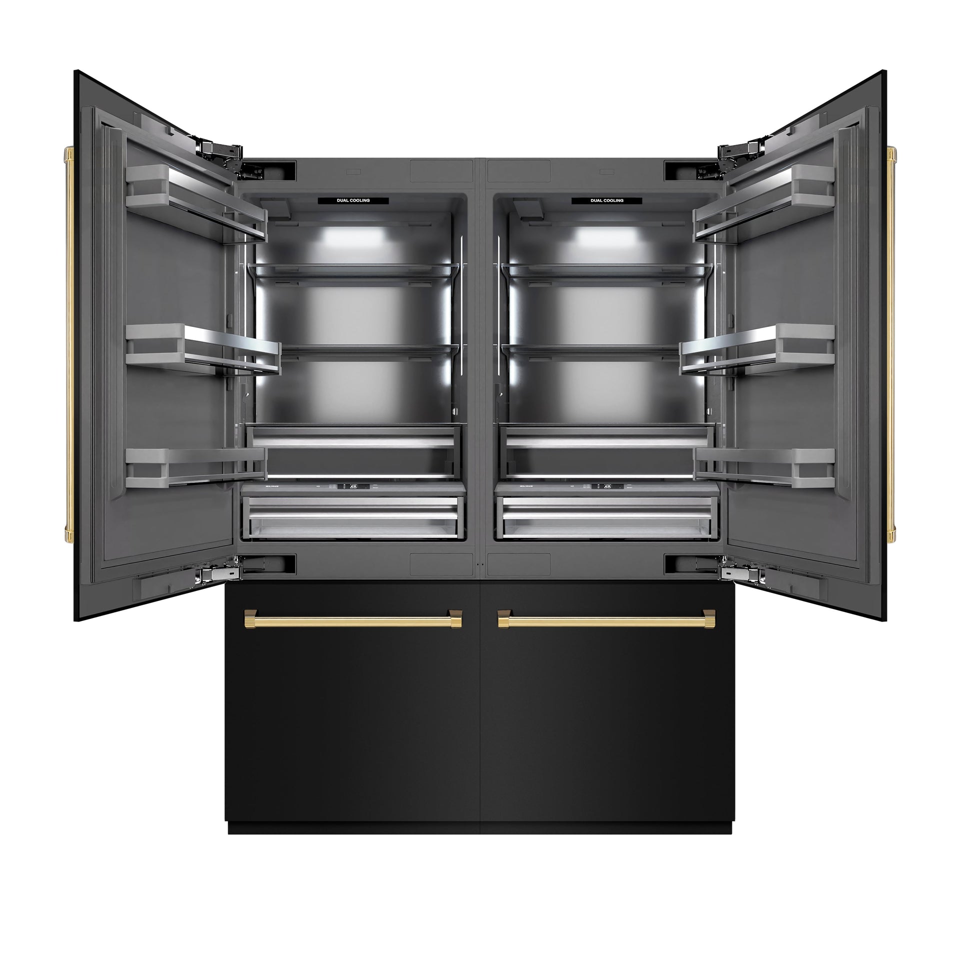 zline-60-in-french-door-built-in-bottom-freezer-refrigerator-32-2-cu-ft-water-dispenser-ice-maker-black-stainless-steel-graphite-gray-interior-polished-gold-accents-grbivz-bs-60-g