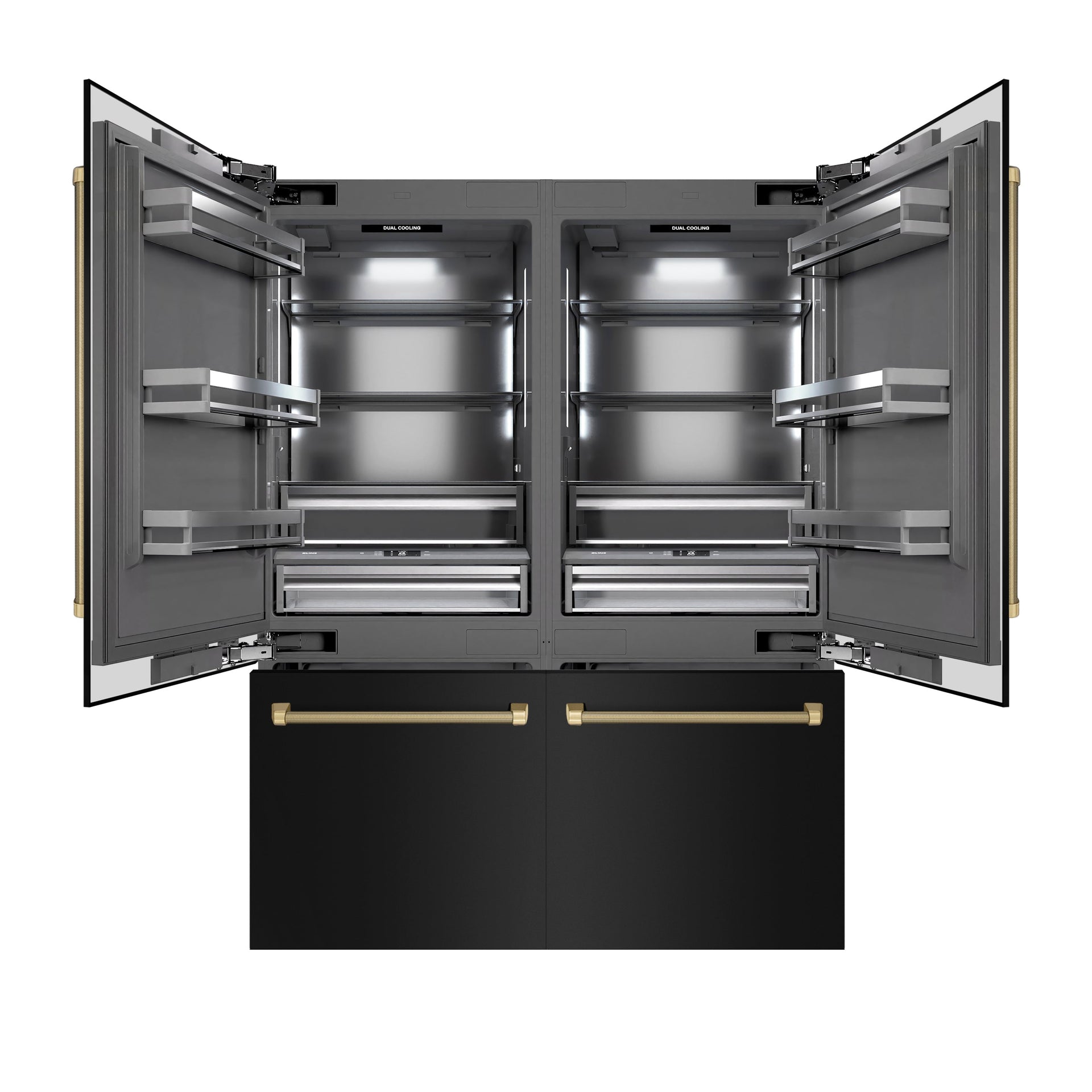 zline-60-in-french-door-built-in-bottom-freezer-refrigerator-32-2-cu-ft-water-dispenser-ice-maker-black-stainless-steel-champagne-bronze-handles-grbivz-bs60kcb