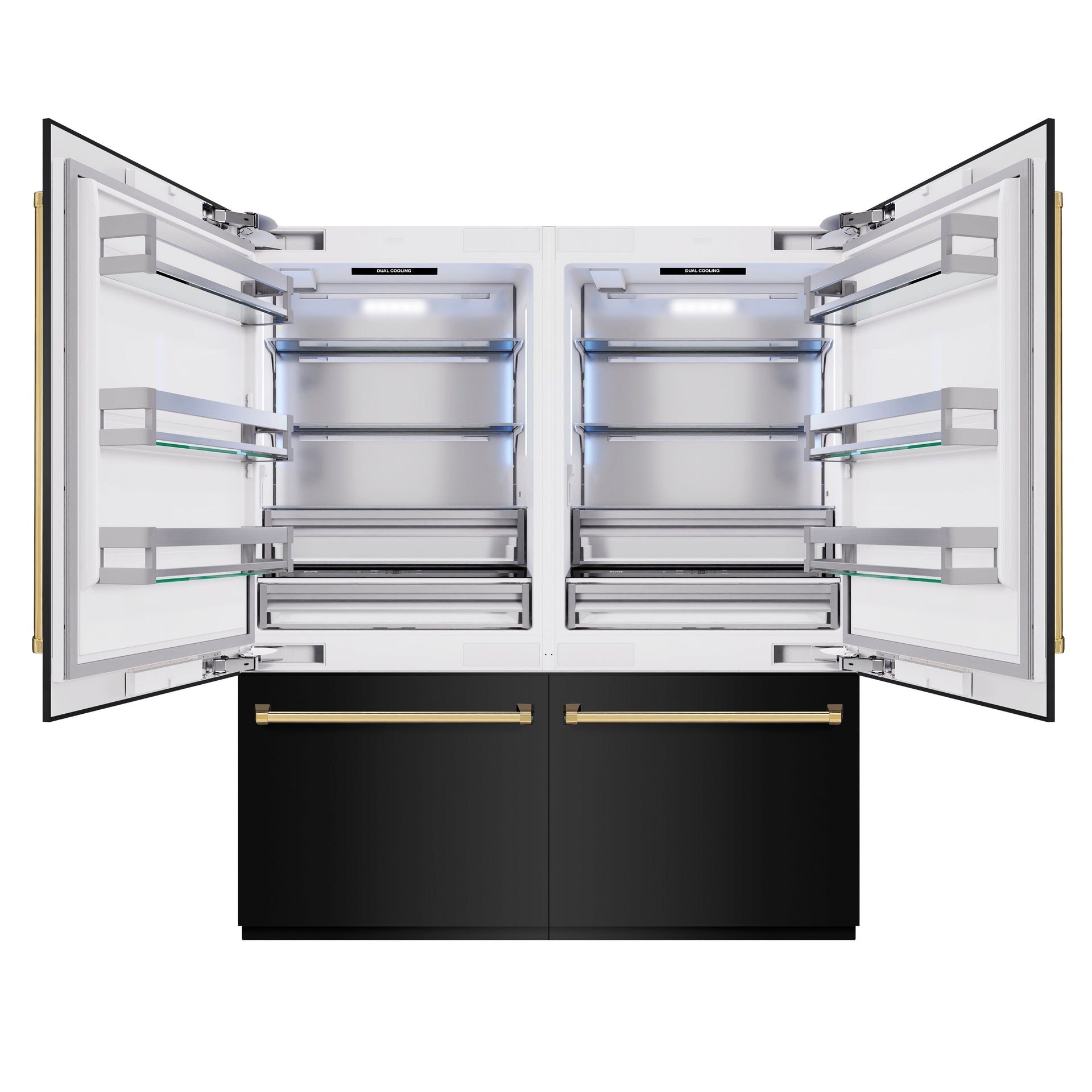 zline-72-in-french-door-built-in-bottom-freezer-refrigerator-39-6-cu-ft-water-dispensers-ice-makers-black-stainless-steel-polished-gold-accents-rbitz-bs-72-g
