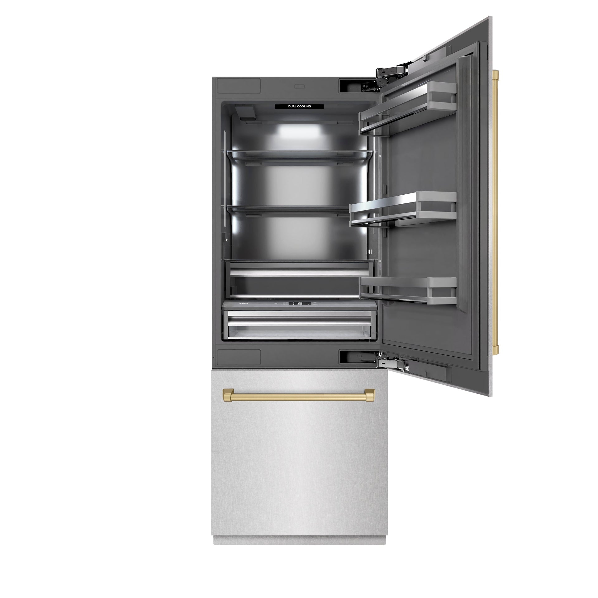 zline-30-in-built-in-bottom-freezer-refrigerator-16-1-cu-ft-water-dispenser-ice-maker-satin-stainless-steel-champagne-bronze-accents-grbivz-sn-30-cb