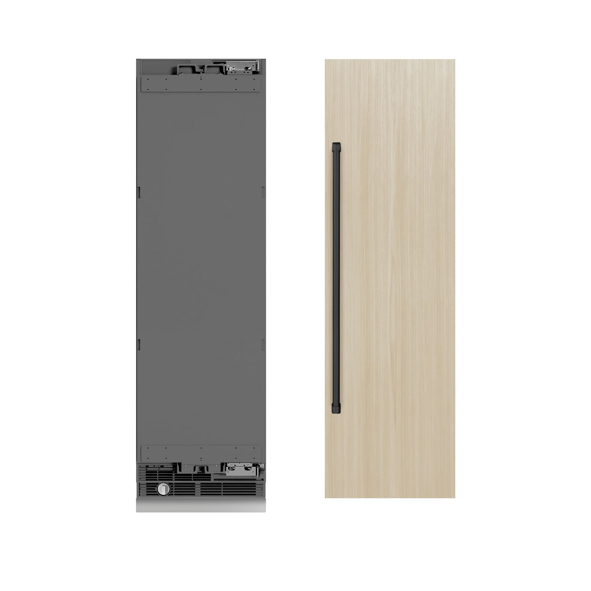 zline-24-in-column-refrigerator-12-5-cu-ft-panel-ready-graphite-gray-interior-matte-black-accents-rbcrvz-24-mb