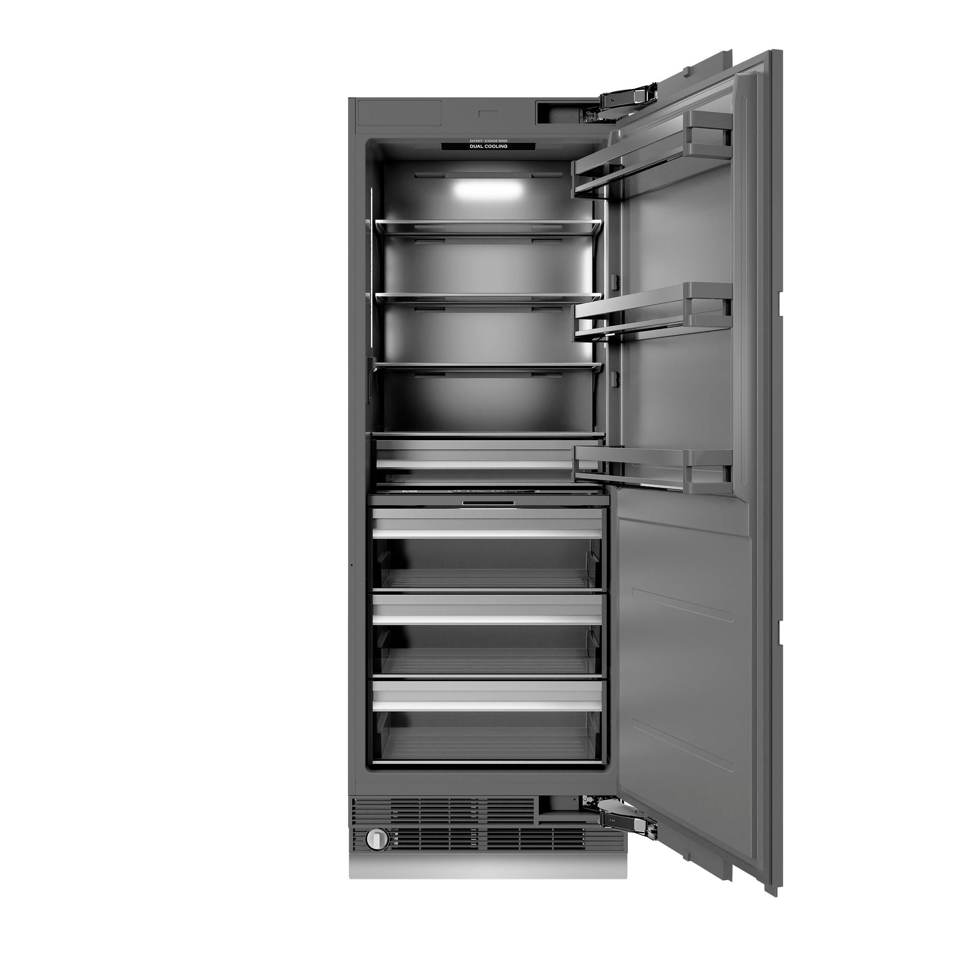 zline-30-in-column-refrigerator-16-7-cu-ft-panel-ready-with-graphite-gray-interior-and-polished-gold-accents-rbcrvz-30-g