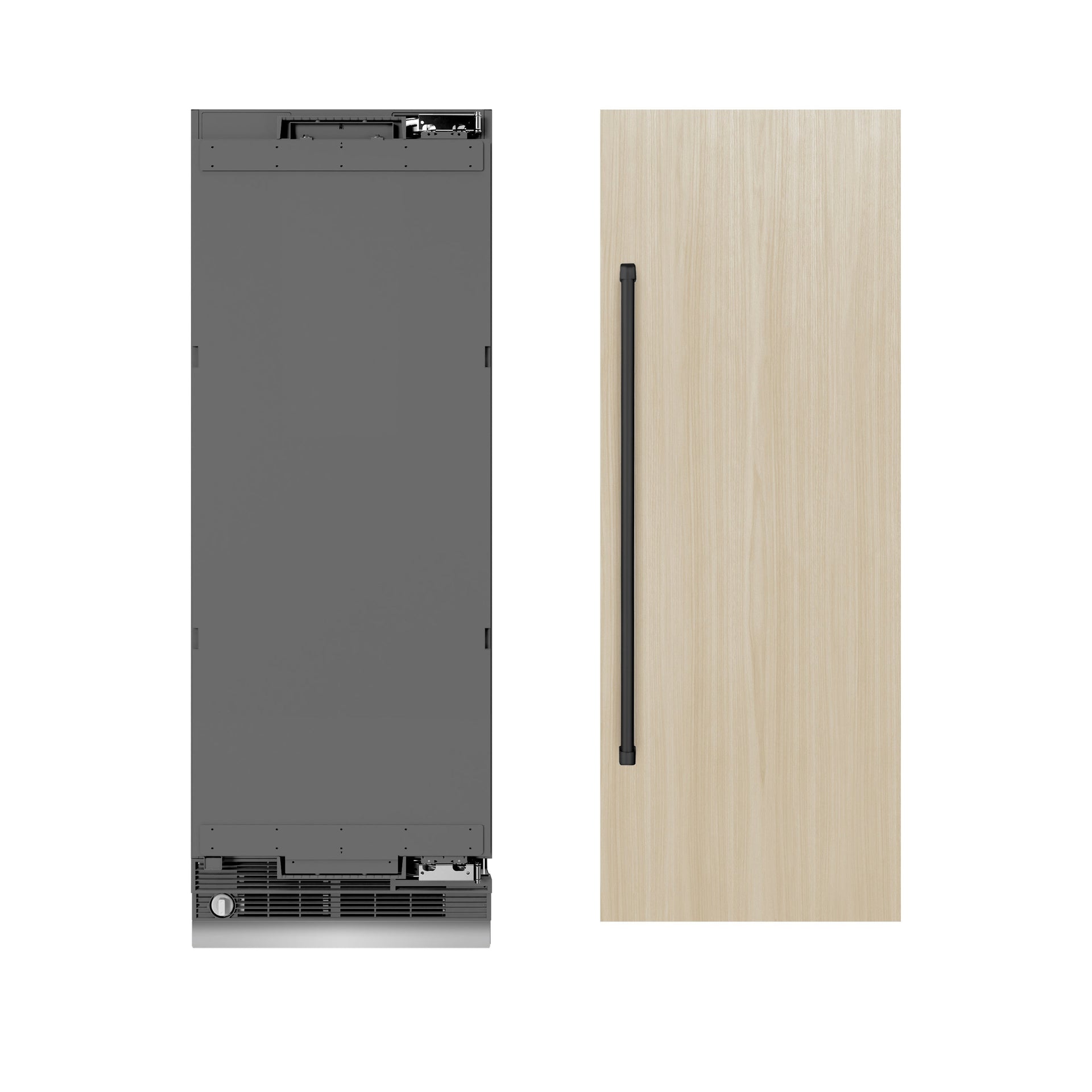 zline-30-in-panel-ready-column-refrigerator-16-7-cu-ft-graphite-gray-interior-matte-black-accents-rbcrvz-30-mb