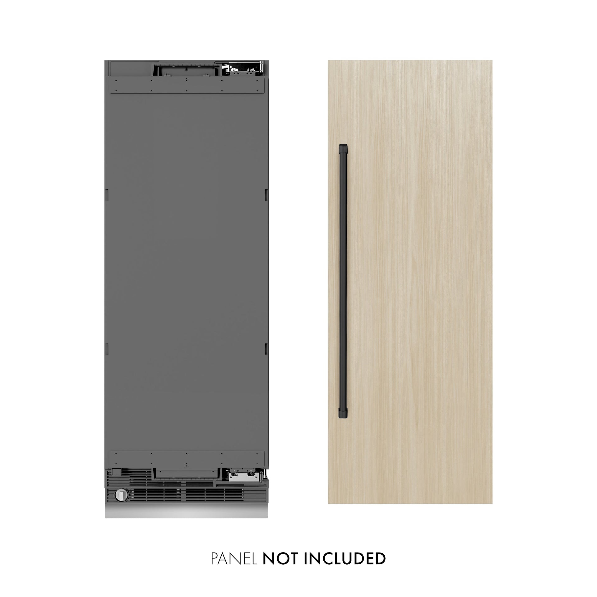 zline-30-in-panel-ready-column-refrigerator-16-7-cu-ft-graphite-gray-interior-matte-black-accents-rbcrvz-30-mb