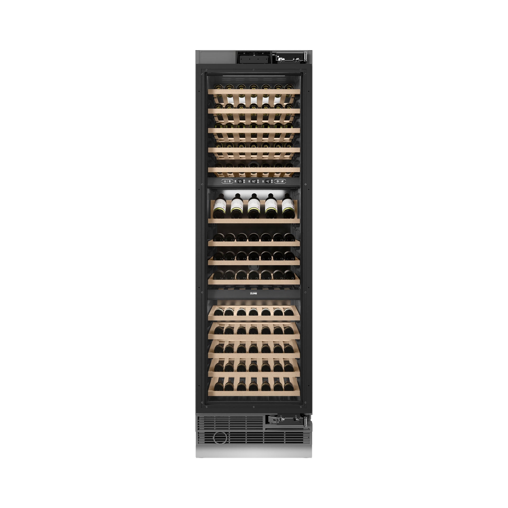 zline-24-12-4-cu-ft-triple-zone-100-bottle-panel-ready-column-wine-cooler-rbcwv-24