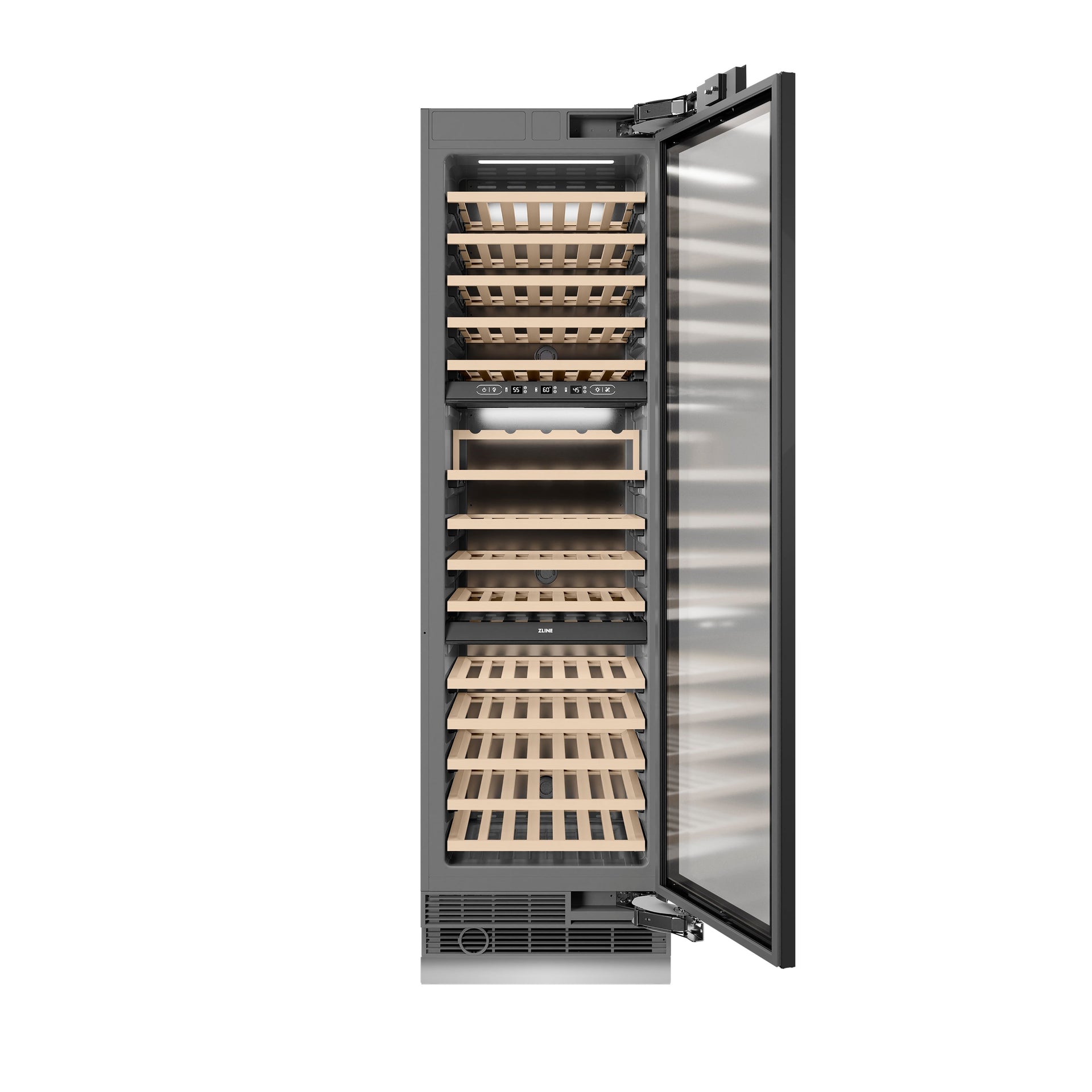 zline-24-12-4-cu-ft-triple-zone-100-bottle-panel-ready-column-wine-cooler-rbcwv-24