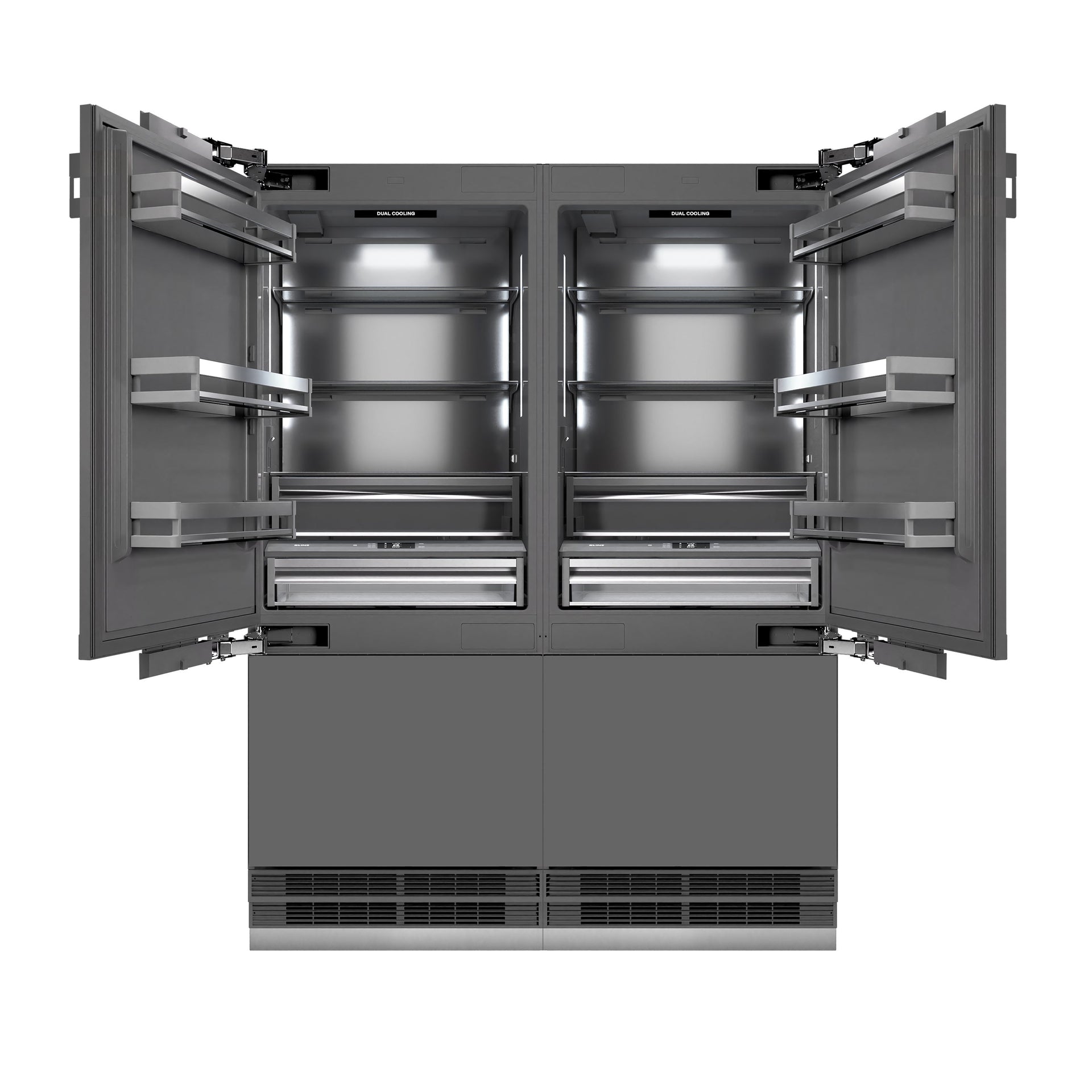 zline-60-in-french-door-built-in-bottom-freezer-refrigerator-panel-ready-32-2-cu-ft-water-dispensers-ice-makers-graphite-gray-interior-grbiv-60
