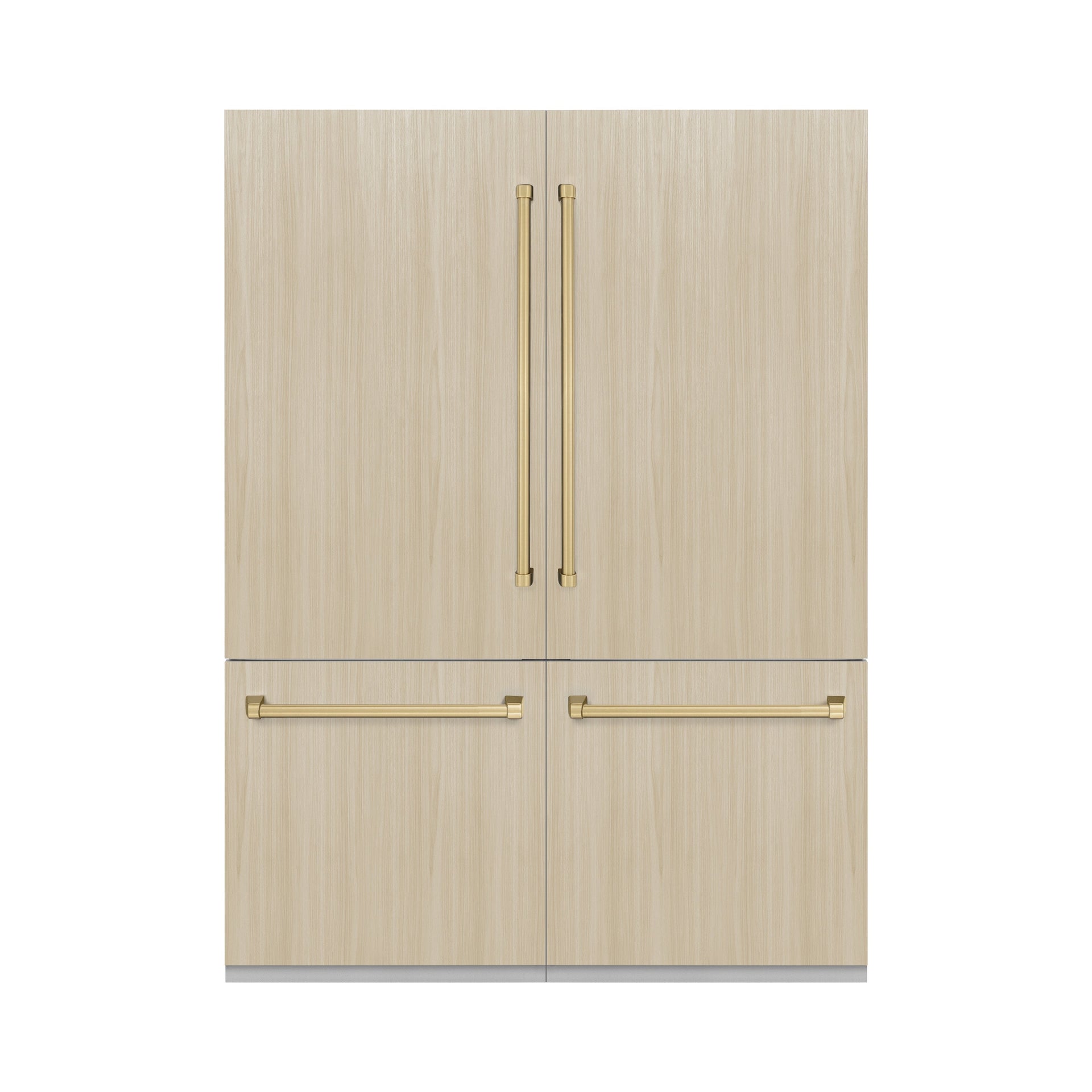 zline-60-in-french-door-built-in-bottom-freezer-refrigerator-32-2-cu-ft-panel-ready-water-dispenser-ice-maker-graphite-gray-interior-champagne-bronze-accents-grbivz-60-cb