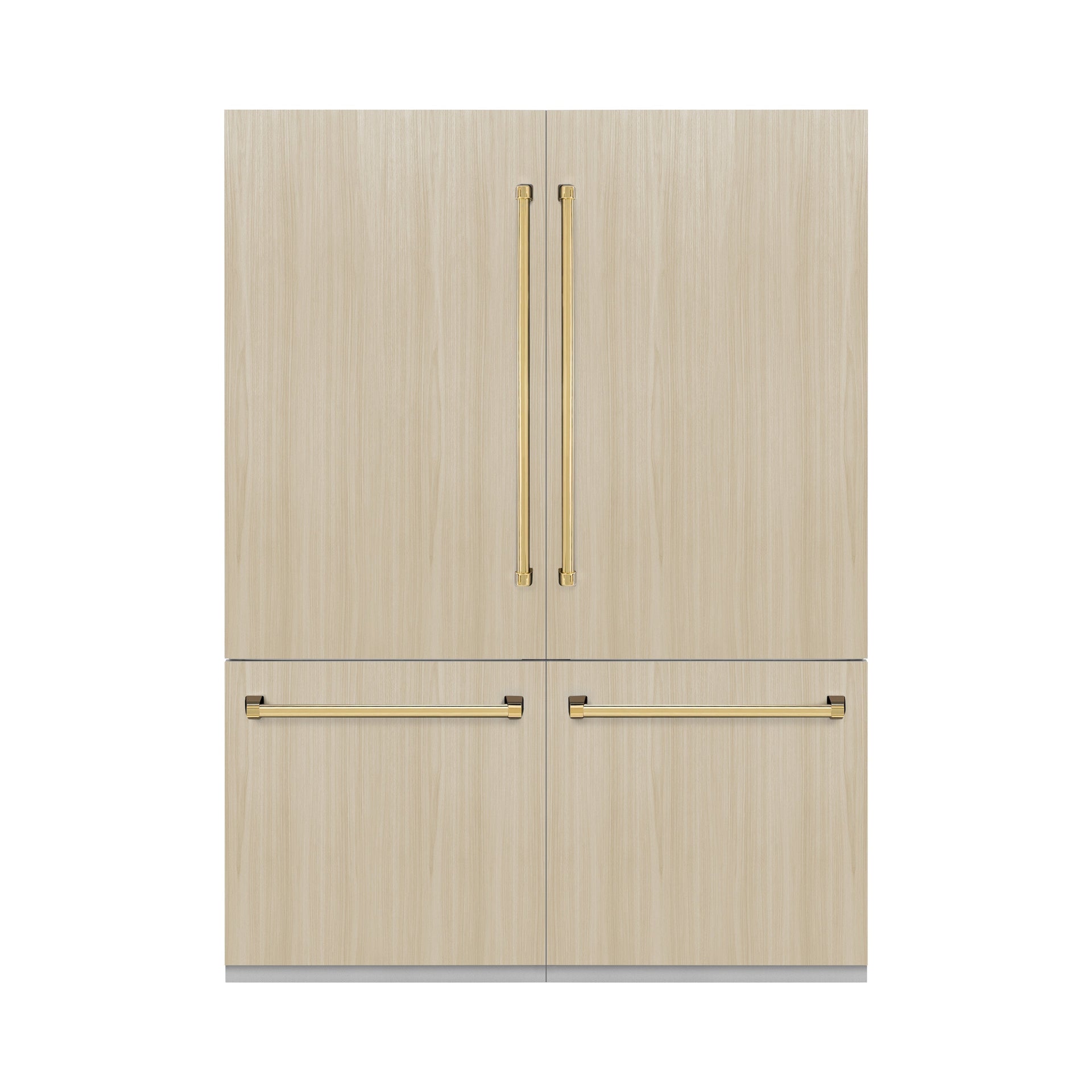 zline-60-in-panel-ready-french-door-built-in-bottom-freezer-refrigerator-32-2-cu-ft-with-water-dispenser-ice-maker-graphite-gray-interior-polished-gold-accents-grbivz-60-g