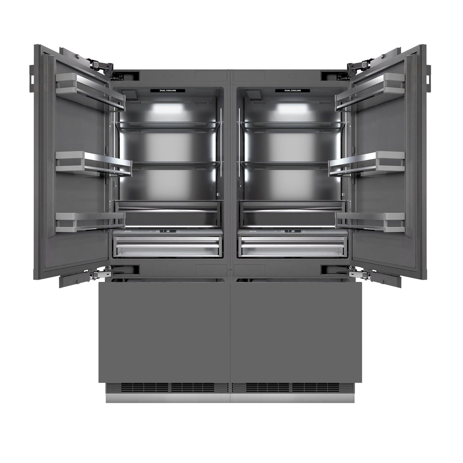 zline-60-in-french-door-built-in-bottom-freezer-refrigerator-panel-ready-32-2-cu-ft-water-dispenser-ice-maker-graphite-gray-interior-matte-black-accents-grbivz-60-mb