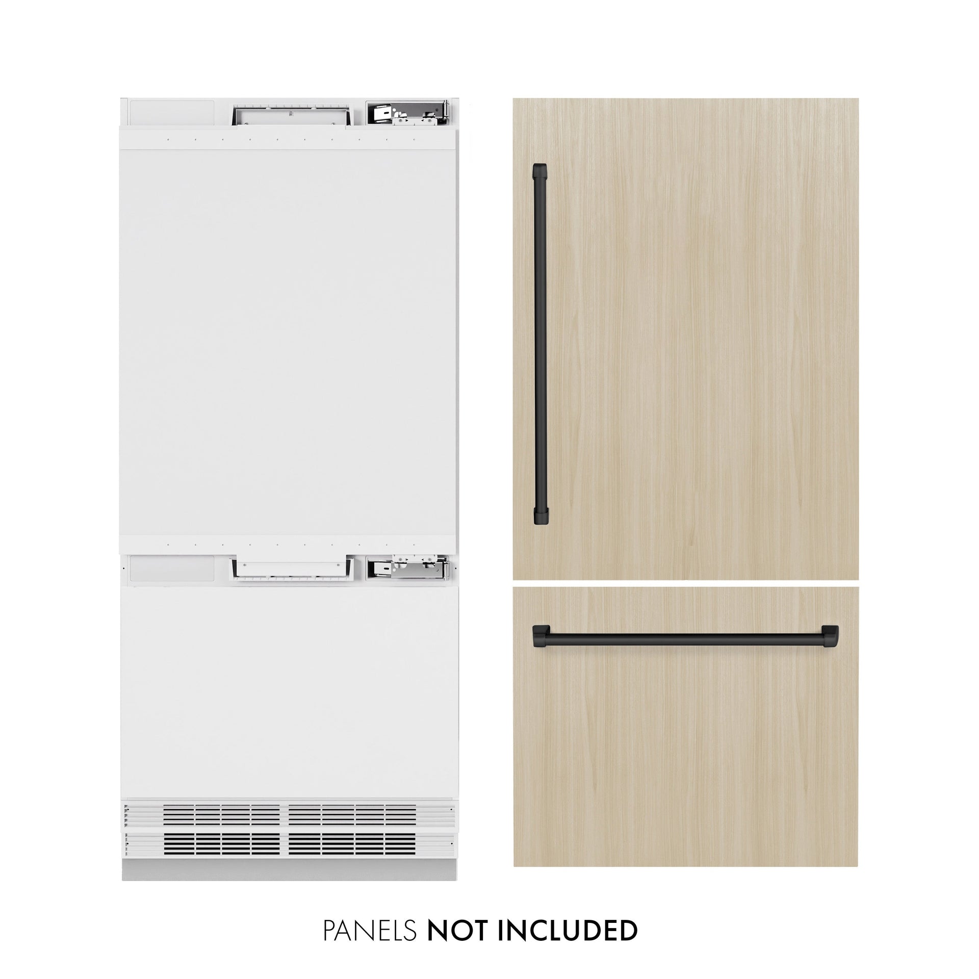 zline-36-in-panel-ready-built-in-bottom-freezer-refrigerator-19-8-cu-ft-water-dispenser-ice-maker-matte-black-accents-rbitz-36-mb