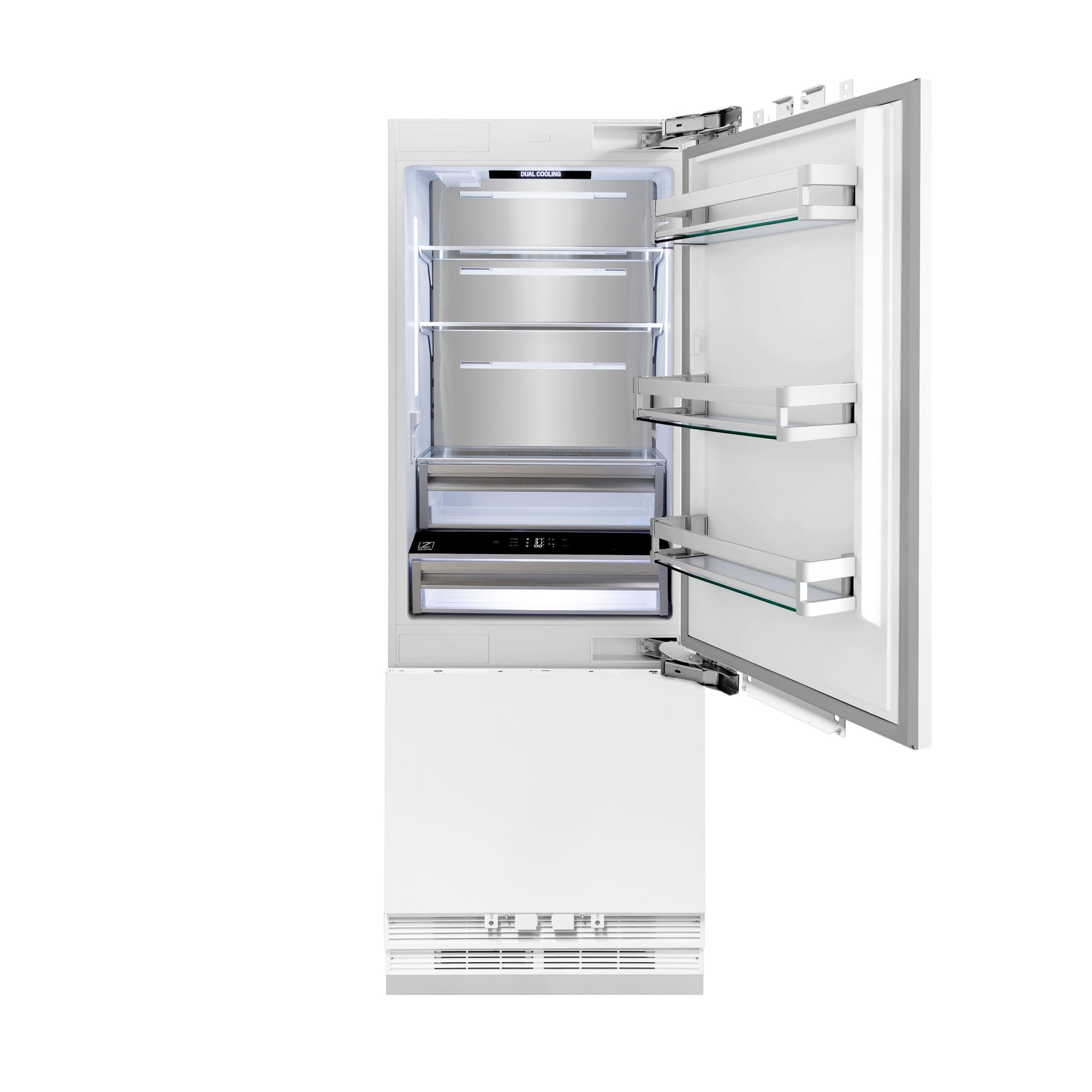 zline-30-in-built-in-panel-ready-bottom-freezer-refrigerator-16-1-cu-ft-internal-water-ice-dispenser-champagne-bronze-handles-rbivz-30-cb