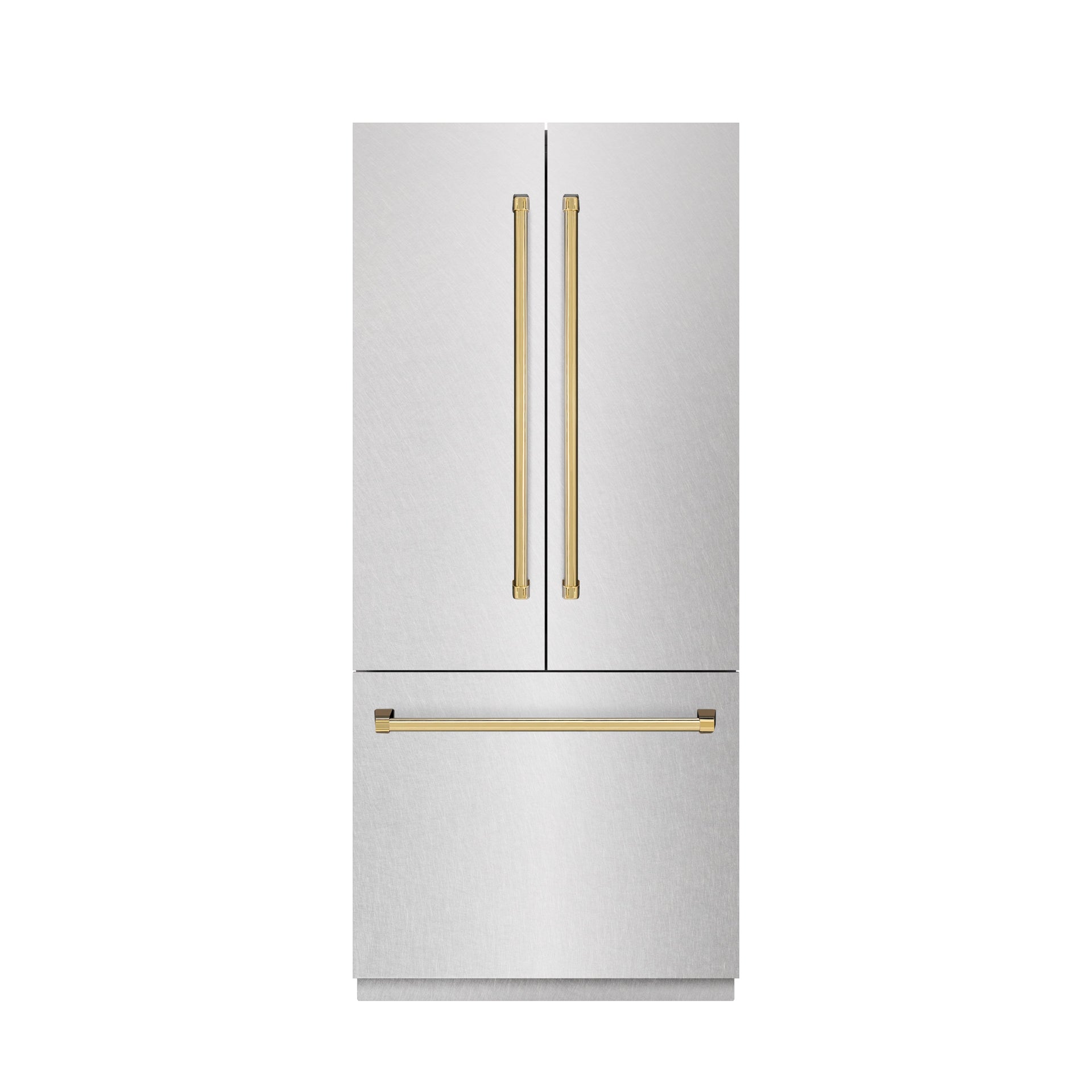 zline-36-in-french-door-built-in-bottom-freezer-refrigerator-19-6-cu-ft-water-dispenser-ice-maker-satin-stainless-steel-polished-gold-accents-srbivz-sn-36-g
