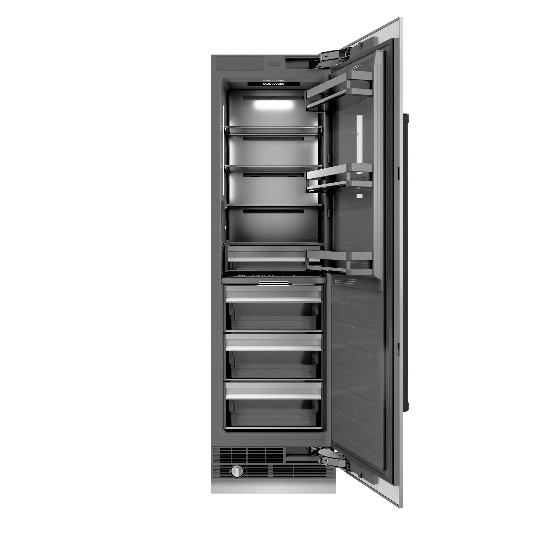 zline-24-inch-column-refrigerator-12-5-cu-ft-stainless-steel-graphite-gray-interior-matte-black-accents-rcrvz-30424-mb