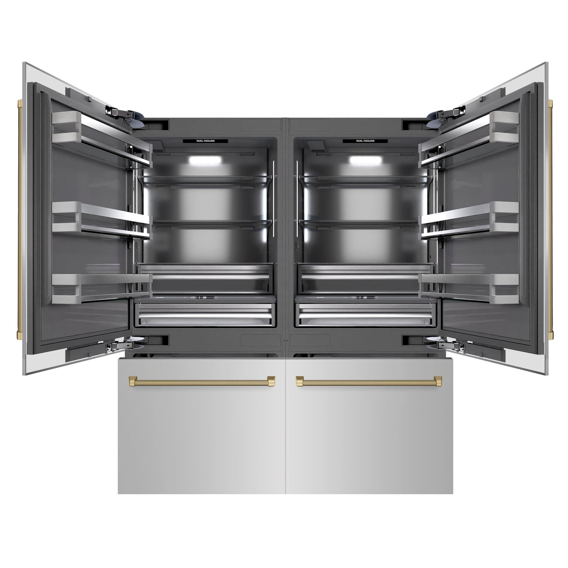 zline-72-in-built-in-french-door-bottom-freezer-refrigerator-39-6-cu-ft-water-dispensers-ice-makers-stainless-steel-champagne-bronze-handles-grbitz-30472kcb