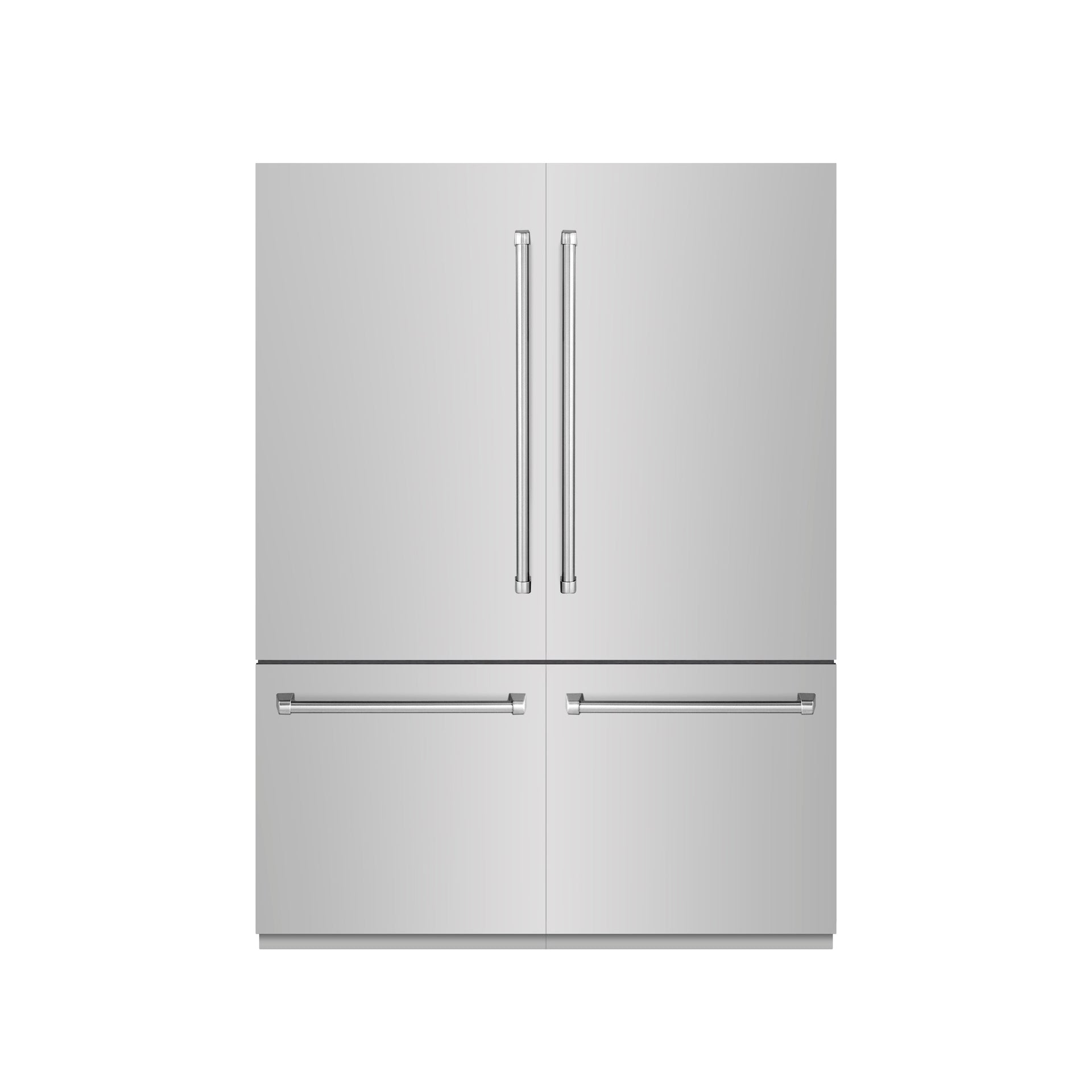 zline-60-in-french-door-built-in-bottom-freezer-refrigerator-32-2-cu-ft-with-water-dispensers-ice-makers-stainless-steel-graphite-gray-interior-grbiv-304-60