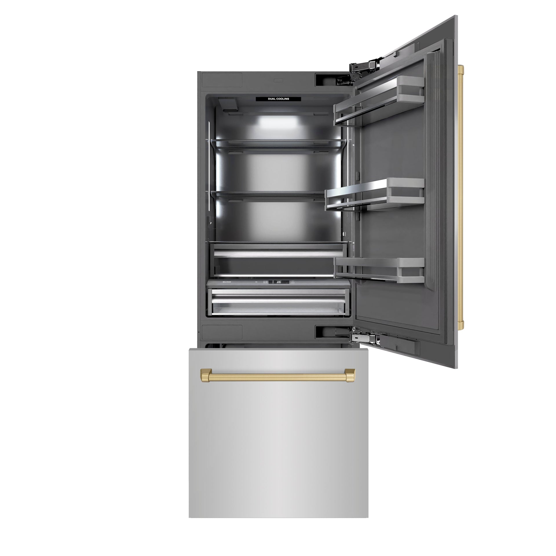 zline-30-in-built-in-bottom-freezer-refrigerator-16-1-cu-ft-water-dispenser-ice-maker-stainless-steel-graphite-gray-interior-champagne-bronze-accents-grbivz-304-30cb