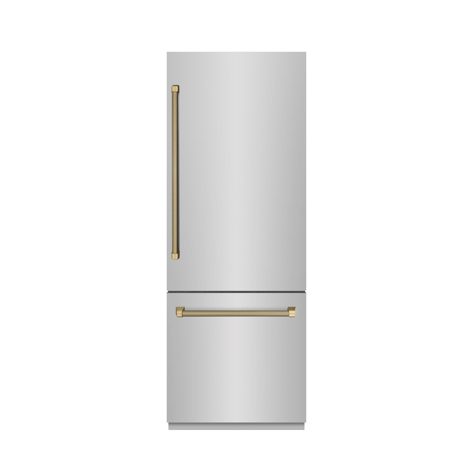 zline-30-in-built-in-bottom-freezer-refrigerator-16-1-cu-ft-water-dispenser-ice-maker-stainless-steel-champagne-bronze-helix-handles-graphite-gray-interior-grbivz-30430kcb