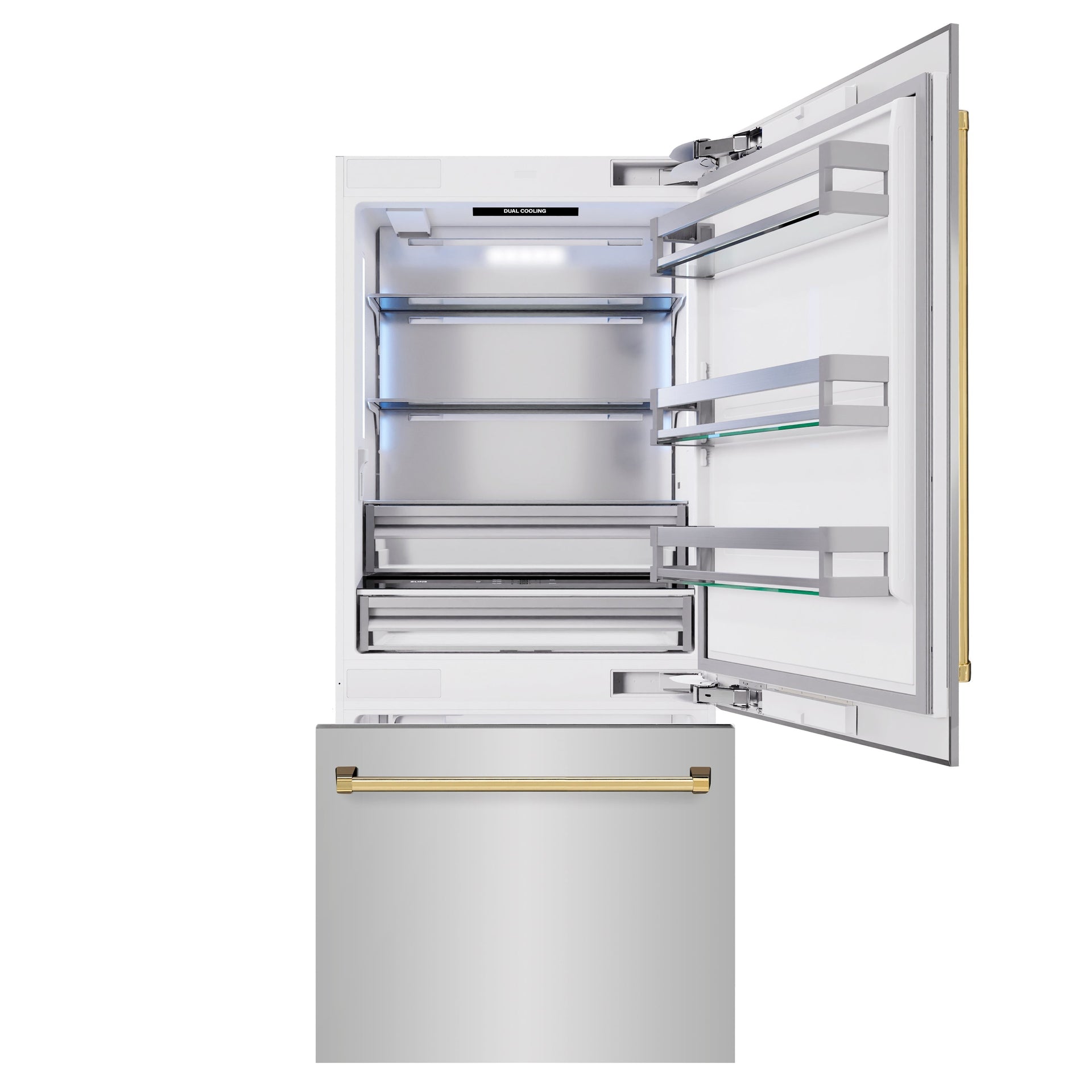 zline-36-in-built-in-bottom-freezer-refrigerator-19-8-cu-ft-water-dispenser-ice-maker-stainless-steel-polished-gold-accents-rbitz-304-36g