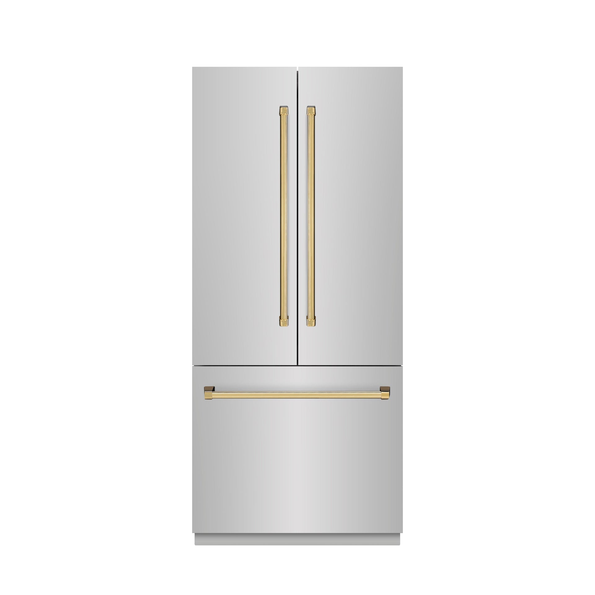 zline-36-in-built-in-french-door-refrigerator-19-6-cu-ft-stainless-steel-water-dispenser-ice-maker-polished-gold-accents-srbivz-304-36g