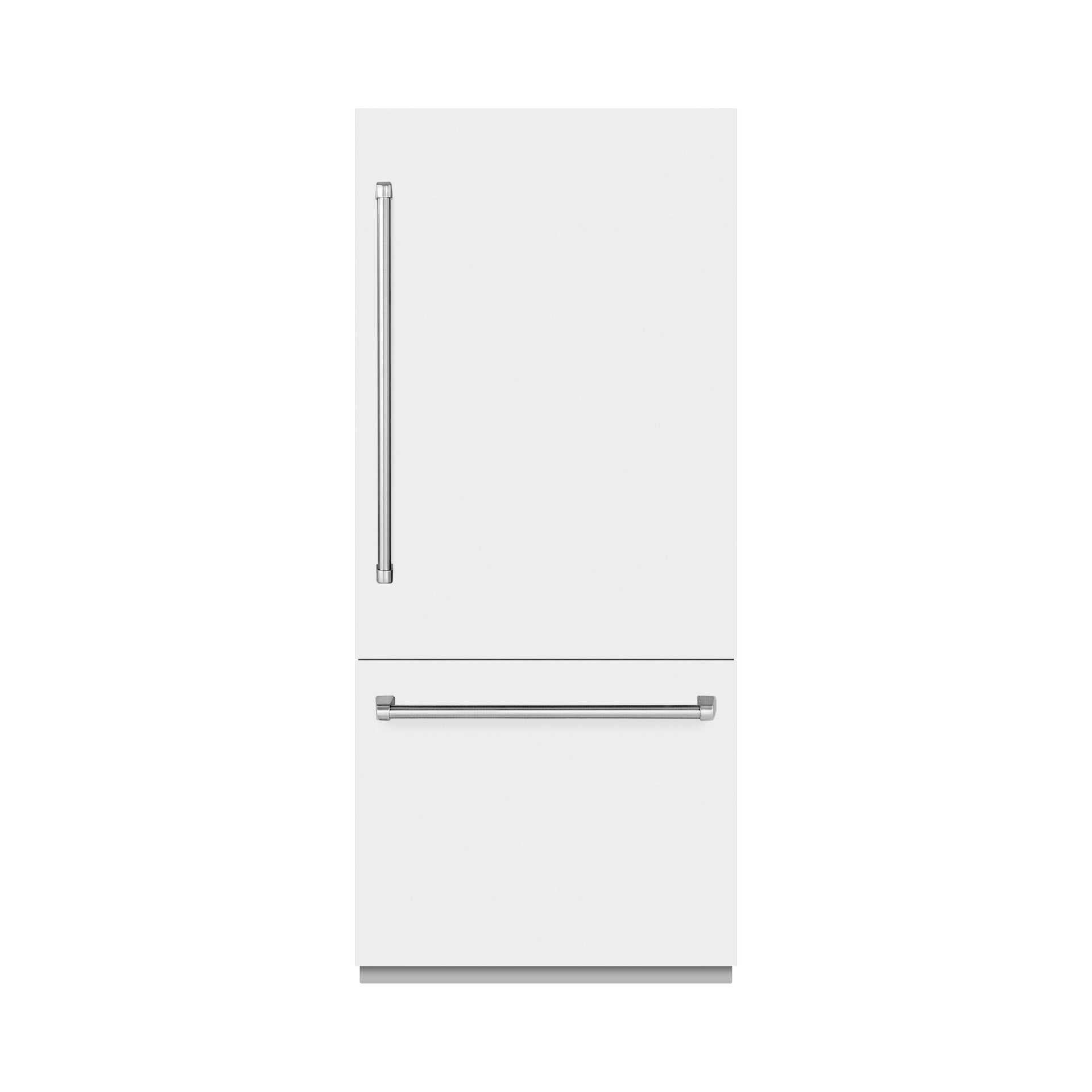 zline-36-built-in-bottom-freezer-refrigerator-19-8-cu-ft-water-dispenser-ice-maker-white-matte-graphite-gray-interior-grbit-wm-36