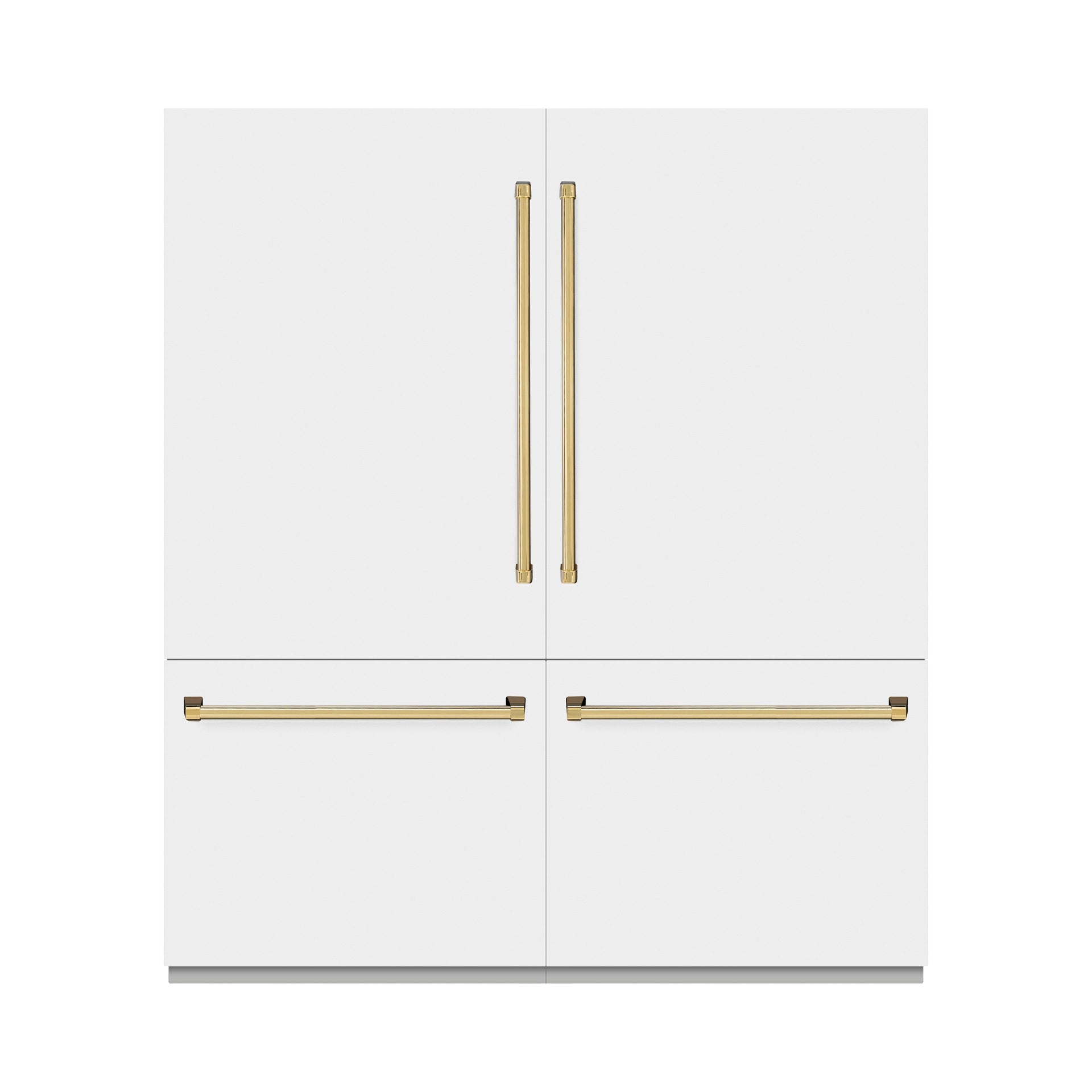 zline-72-in-french-door-built-in-bottom-freezer-refrigerator-39-6-cu-ft-water-dispensers-ice-makers-white-matte-polished-gold-accents-grbitz-wm-72-g