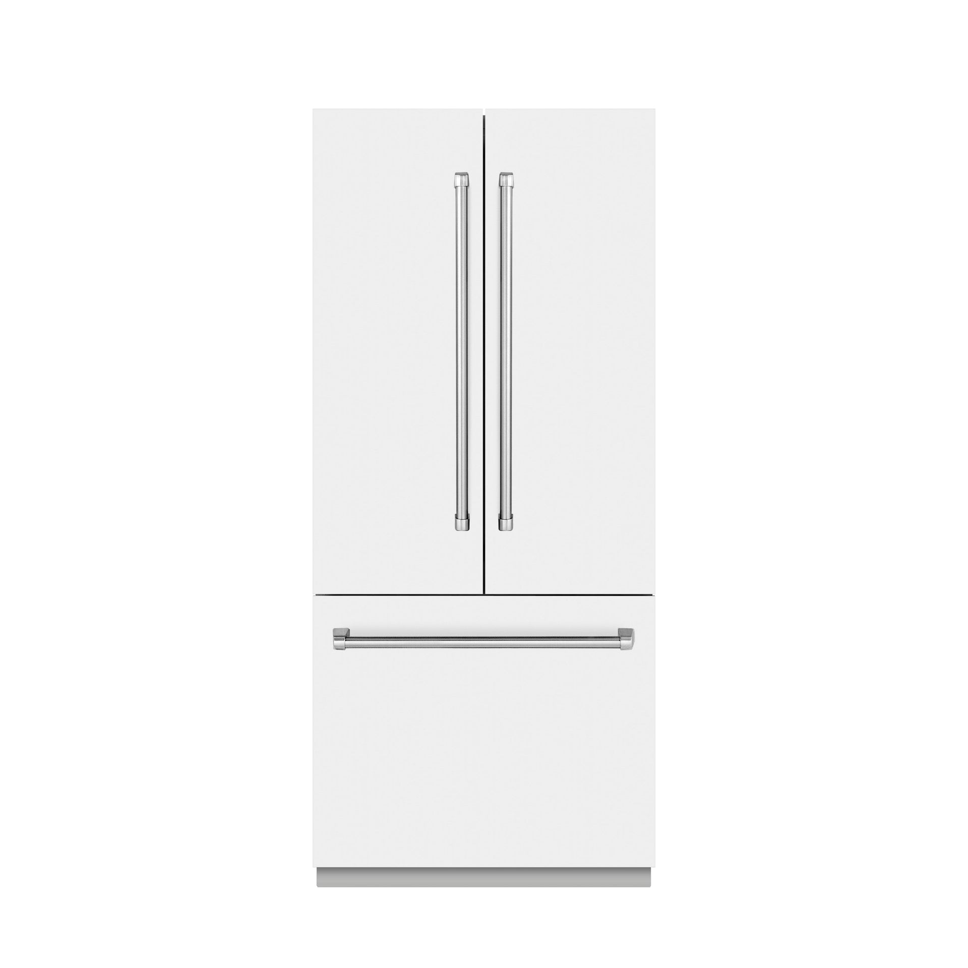 zline-36-in-french-door-built-in-bottom-freezer-refrigerator-19-6-cu-ft-water-dispenser-ice-maker-white-matte-graphite-gray-interior-grbiv-wm-36