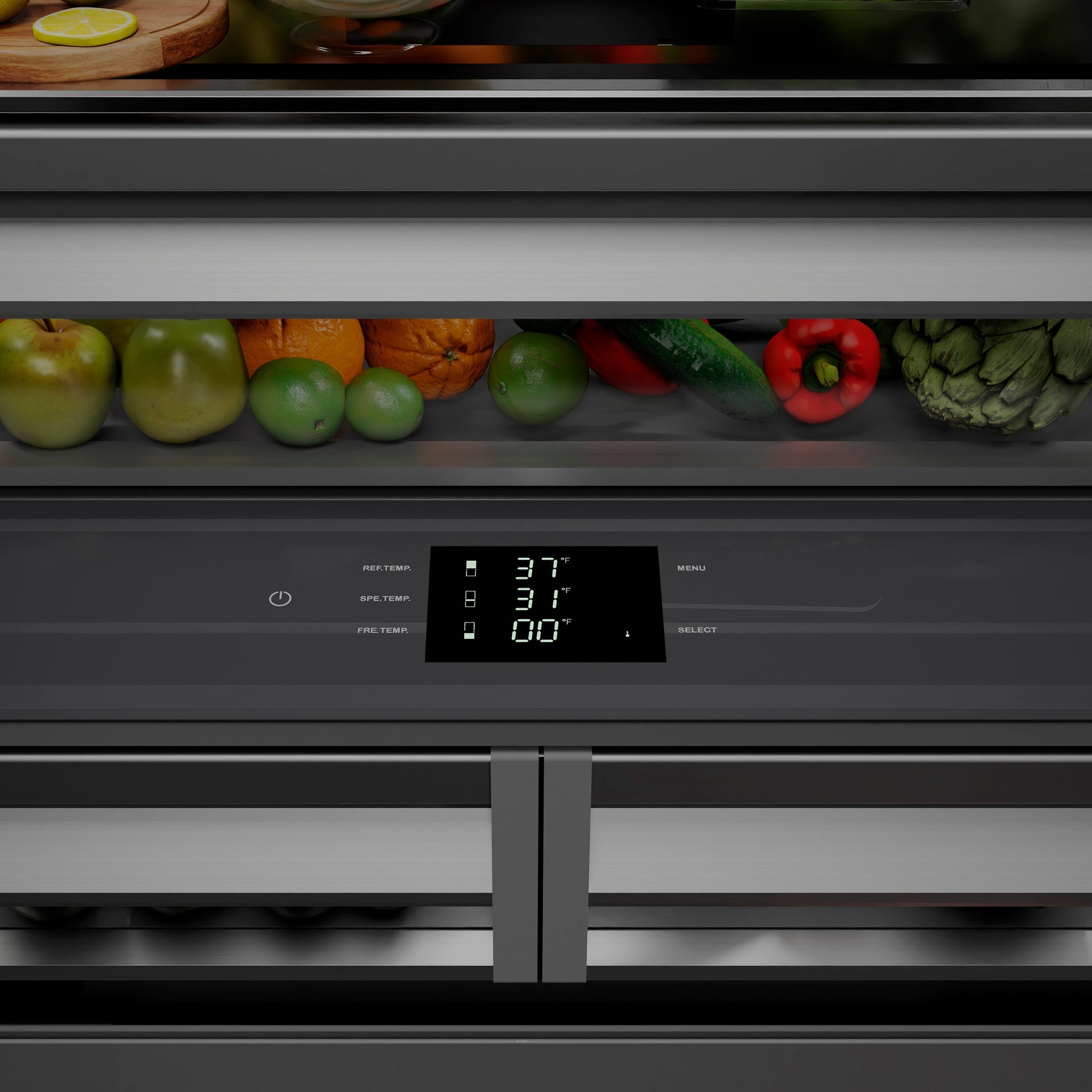 zline-36-inch-built-in-french-door-refrigerator-19-6-cu-ft-bottom-freezer-water-dispenser-ice-maker-white-matte-matte-black-accents-grbivz-wm-36-mb