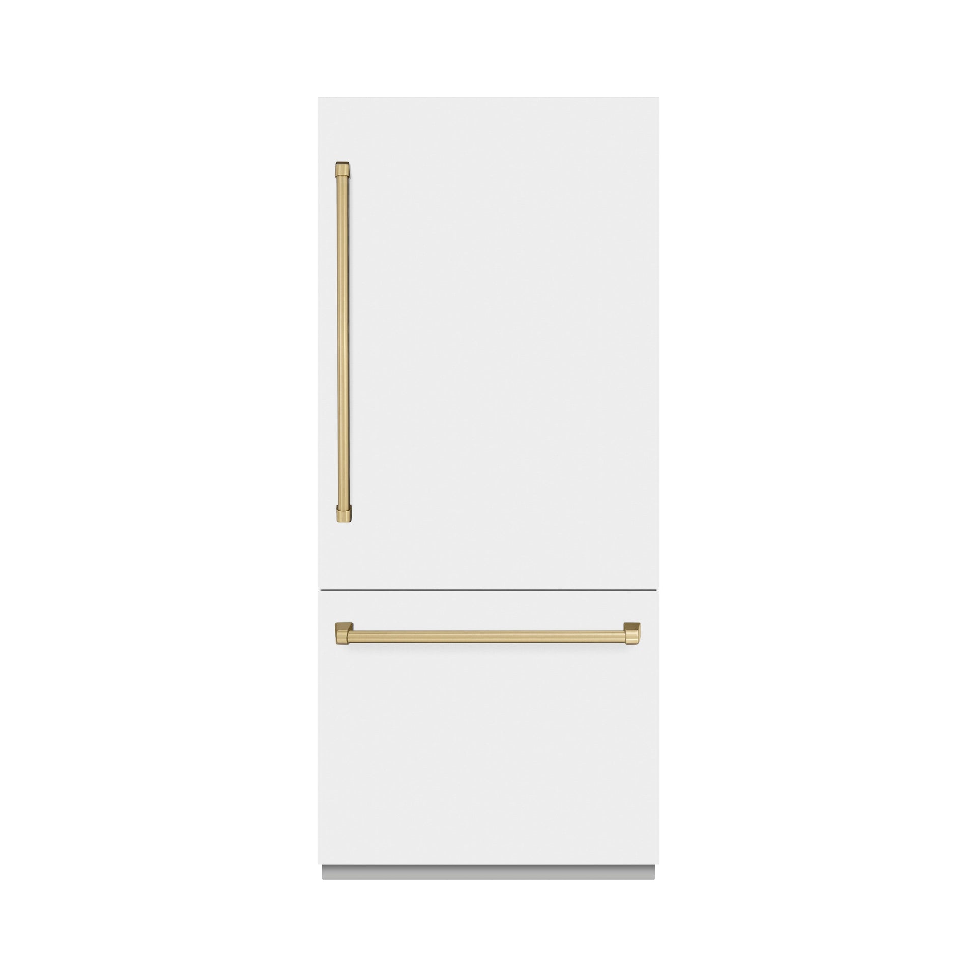 zline-36-in-built-in-bottom-freezer-refrigerator-19-8-cu-ft-water-dispenser-ice-maker-white-matte-champagne-bronze-rbitz-wm-36-cb
