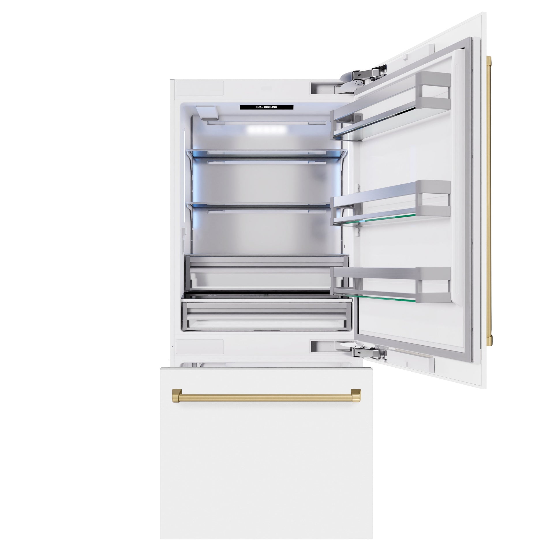 zline-36-in-built-in-bottom-freezer-refrigerator-19-8-cu-ft-water-dispenser-ice-maker-white-matte-champagne-bronze-rbitz-wm-36-cb